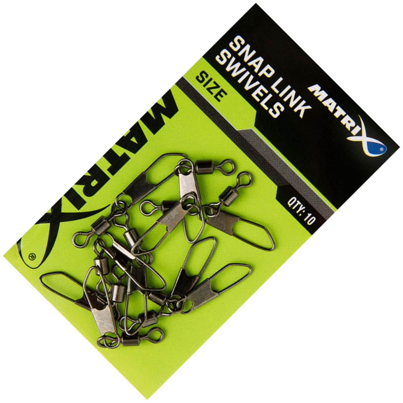 Schnurverbinder Fox Matrix Snap Link Swivels - 10 Karabinerwirbel