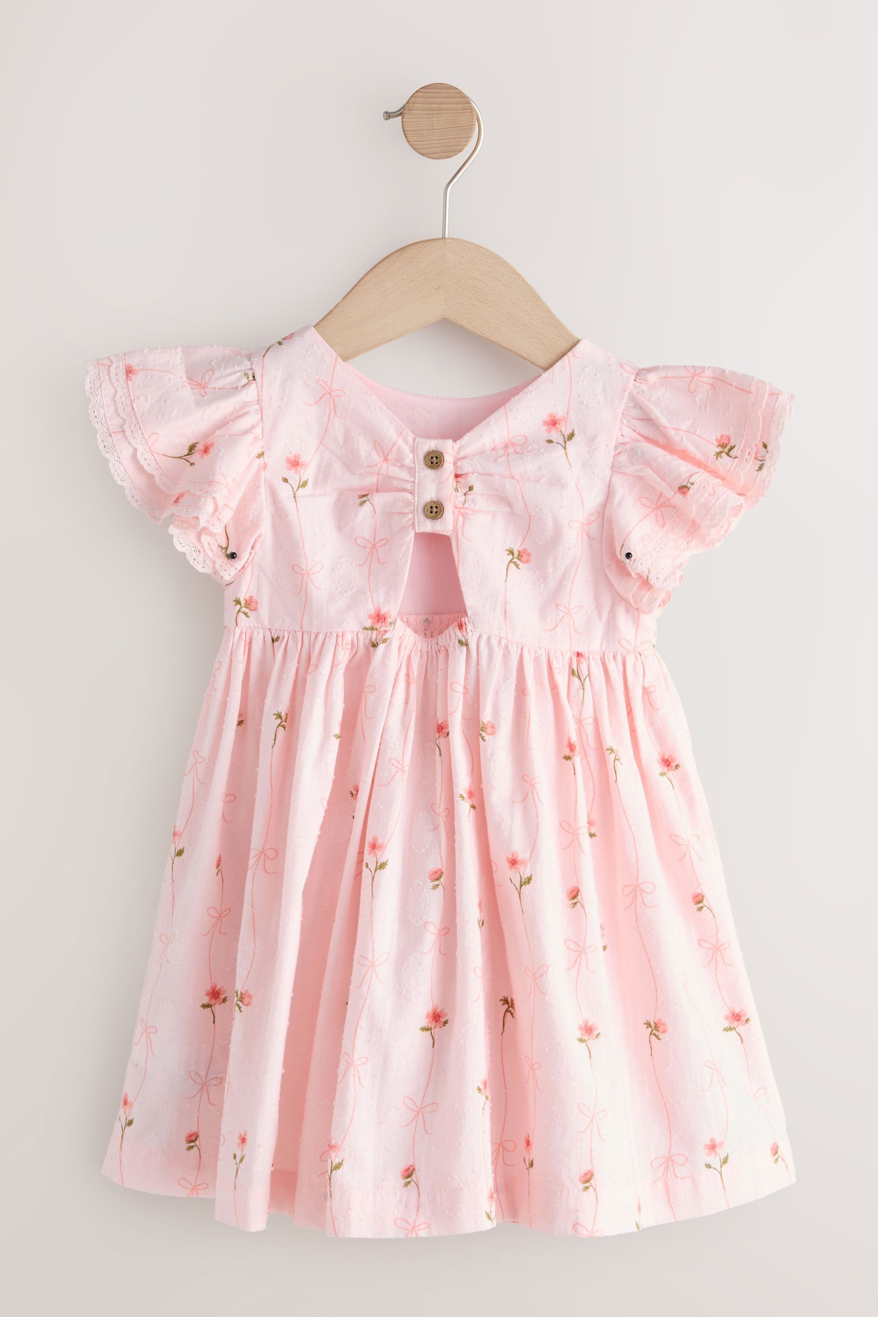 Next Blusenkleid Kleid mit Engelsärmeln (1-tlg) – Bild 5 von 5