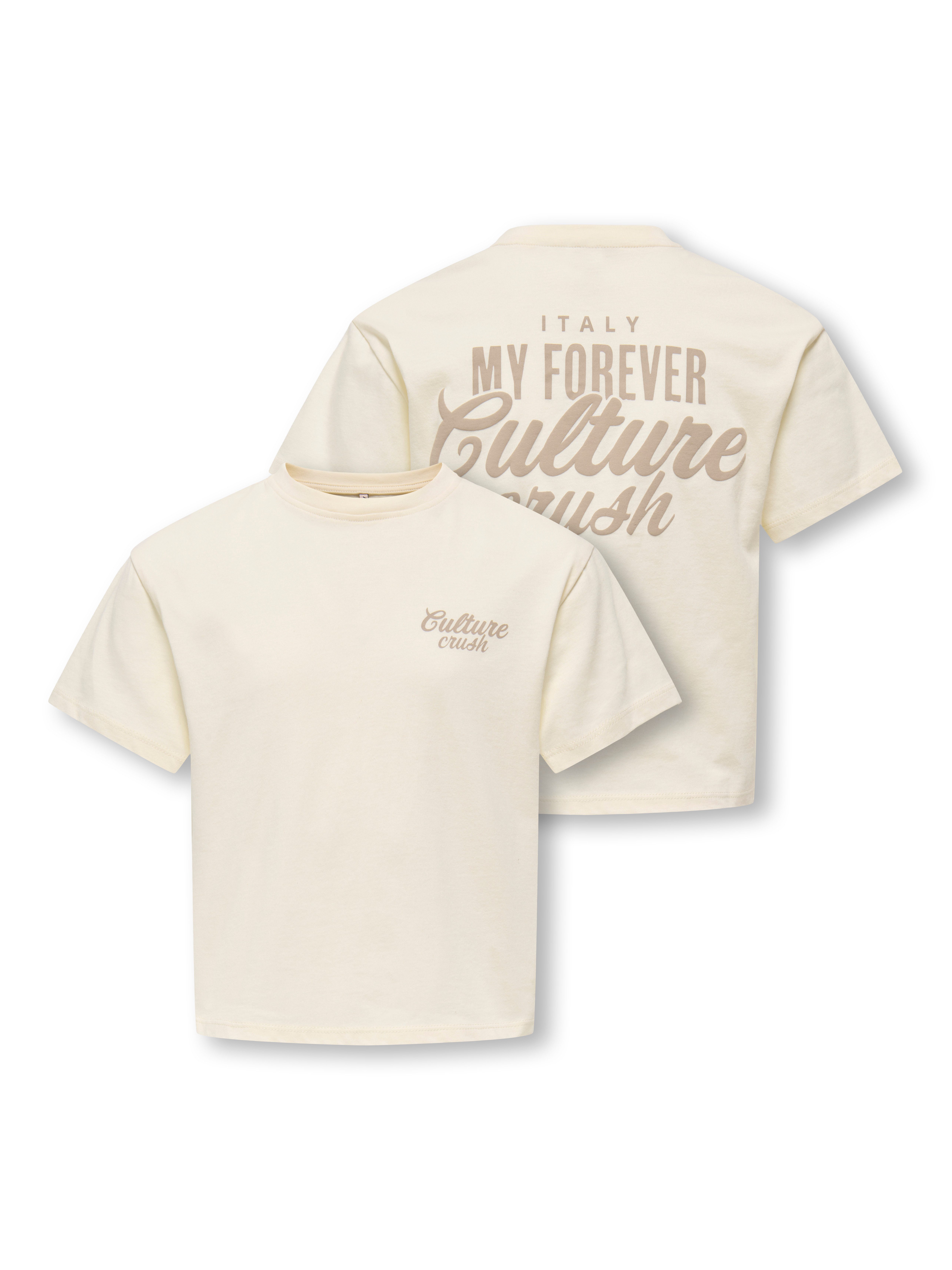 T-Shirt KOGVILLA LIFE S/S BOXY PRINTED TOP JRS