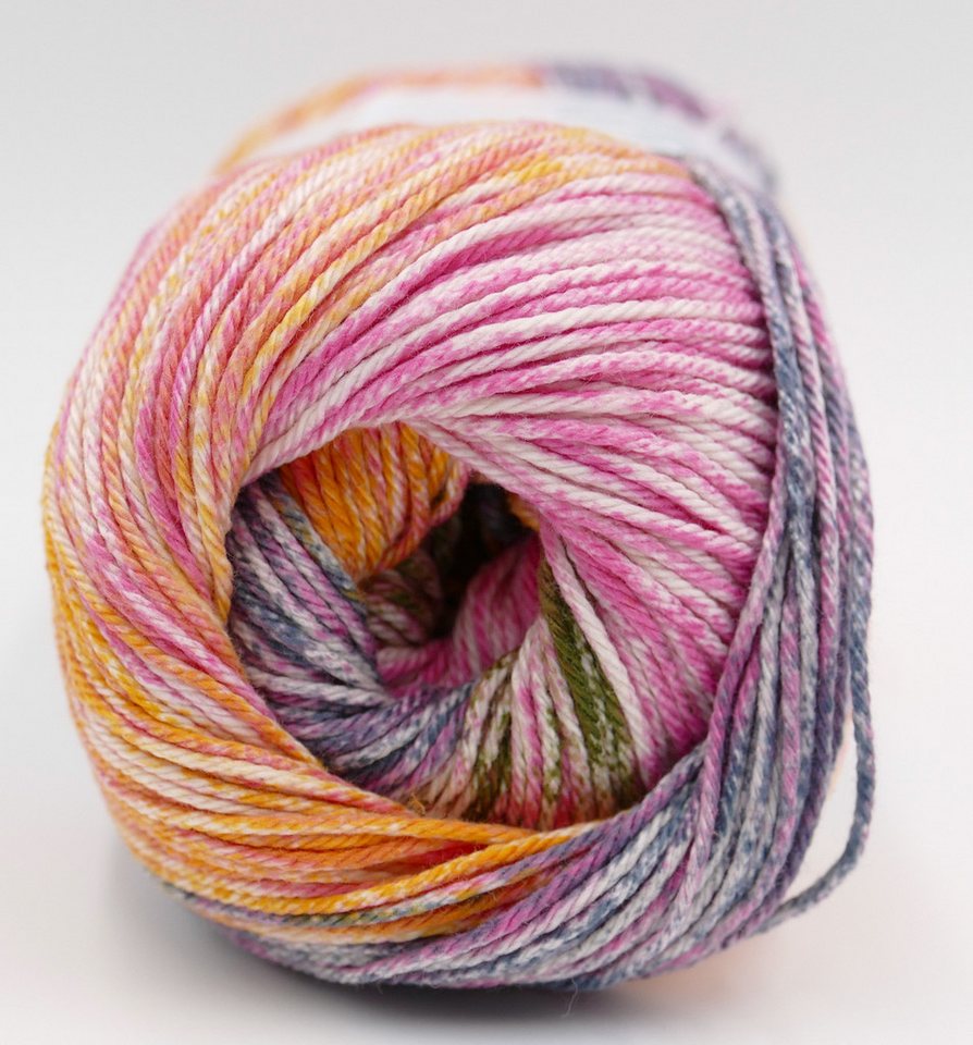 Thumbnail - Online Garne Linie 165 Sandy Design Color Baumwollgarn mit Farbverlauf Häkelwolle, 240,00 m (Farbverlaufsgarn reine Baum...