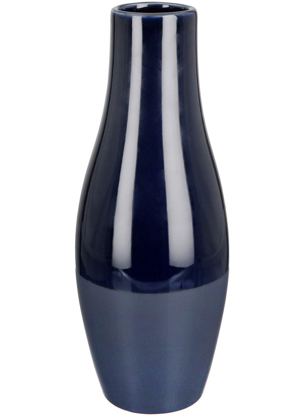 GILDE Tischvase Vase Sky, bauchig, aus Keramik, Höhe ca. 41 cm (1 St), wasserdicht