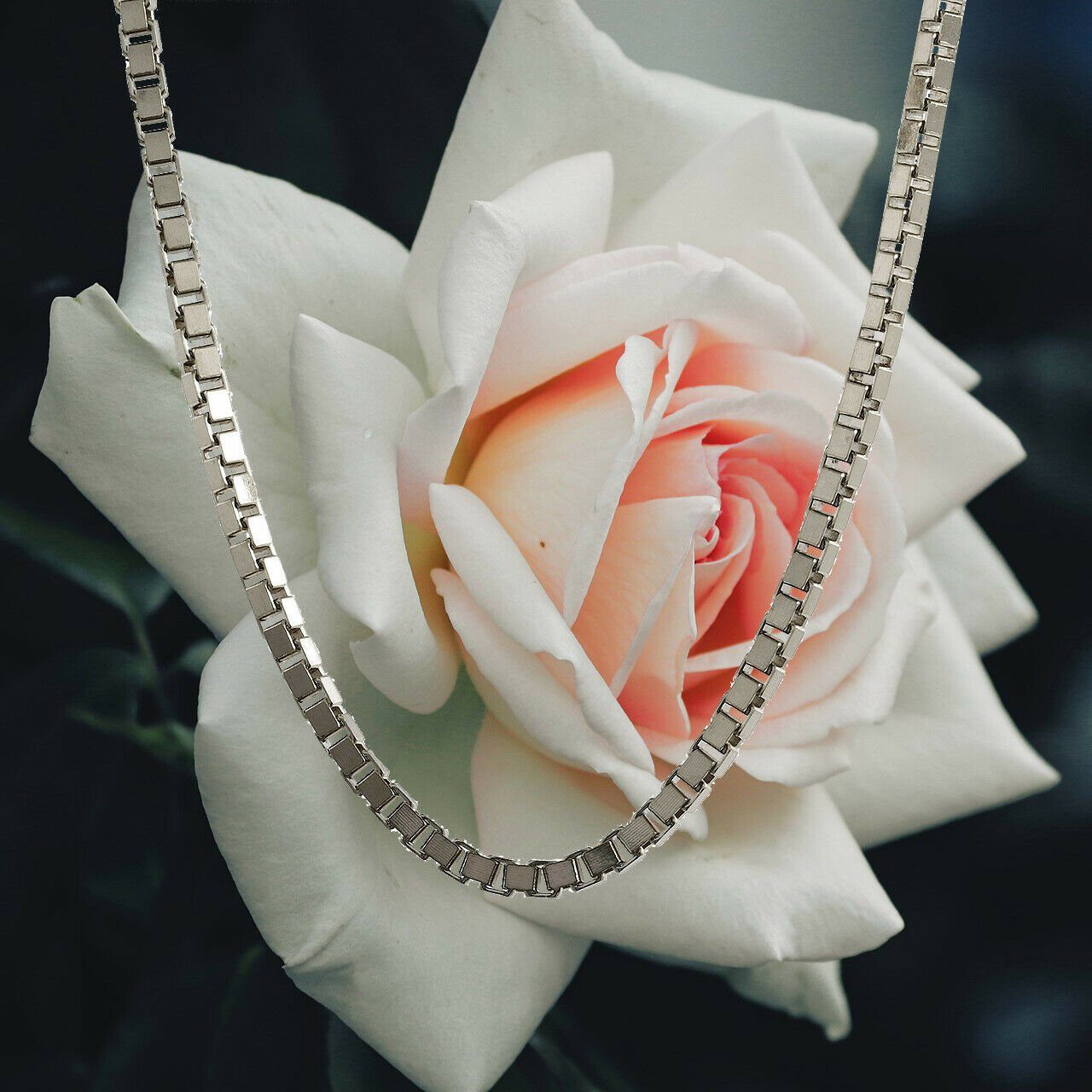 HOPLO Silberkette Silberkette Venetianerkette Breite 1,2 mm Länge 50 cm 925 günstig online kaufen