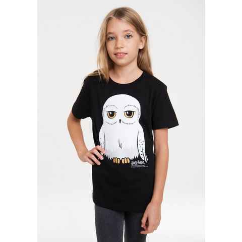 LOGOSHIRT T-Shirt Harry Potter – Hedwig mit lizenziertem Print