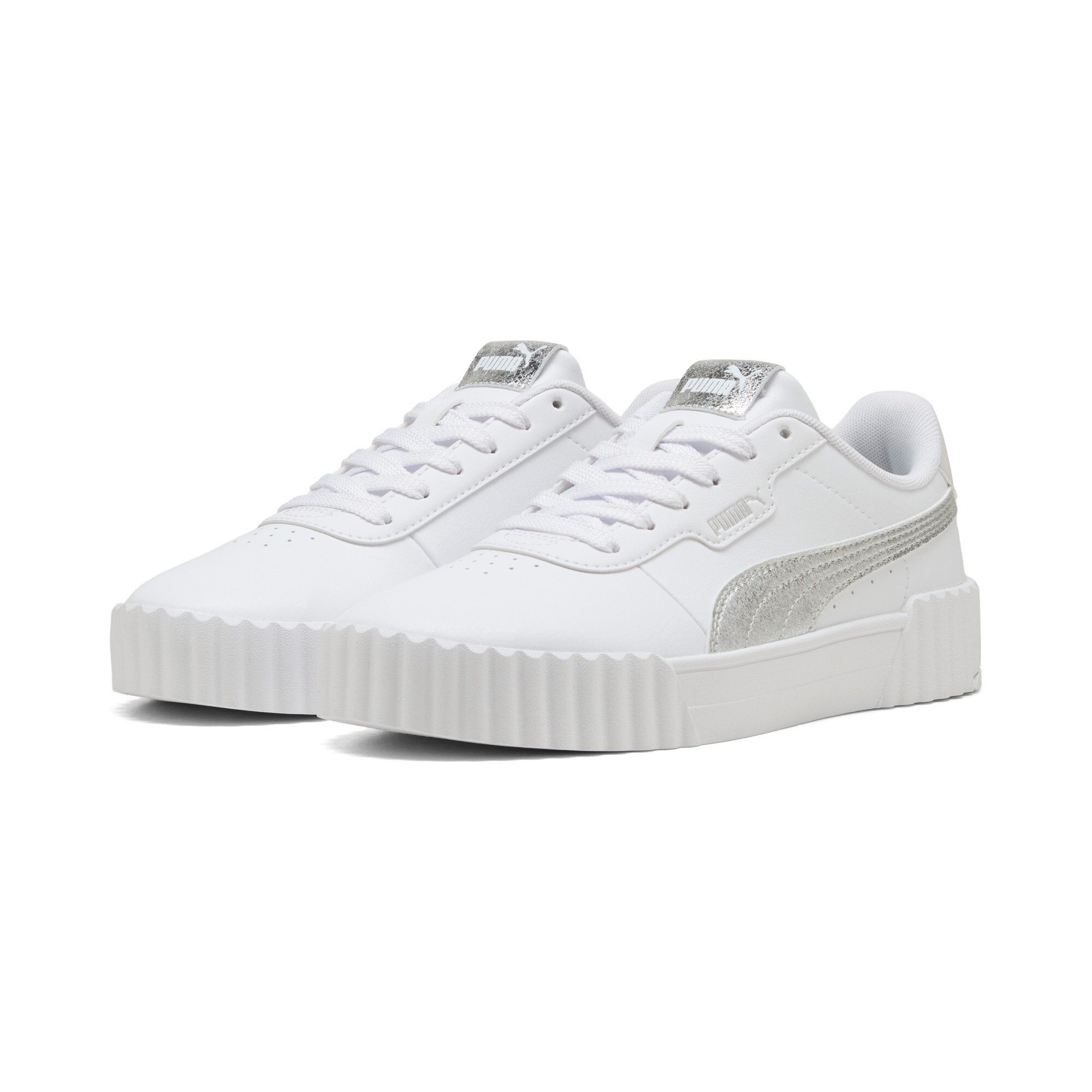 PUMA CARINA 3.0 METALLIC WHISPER Sneaker für vielseitige Aktivitäten, mit leicht profilierter Gummi-Laufsohle
