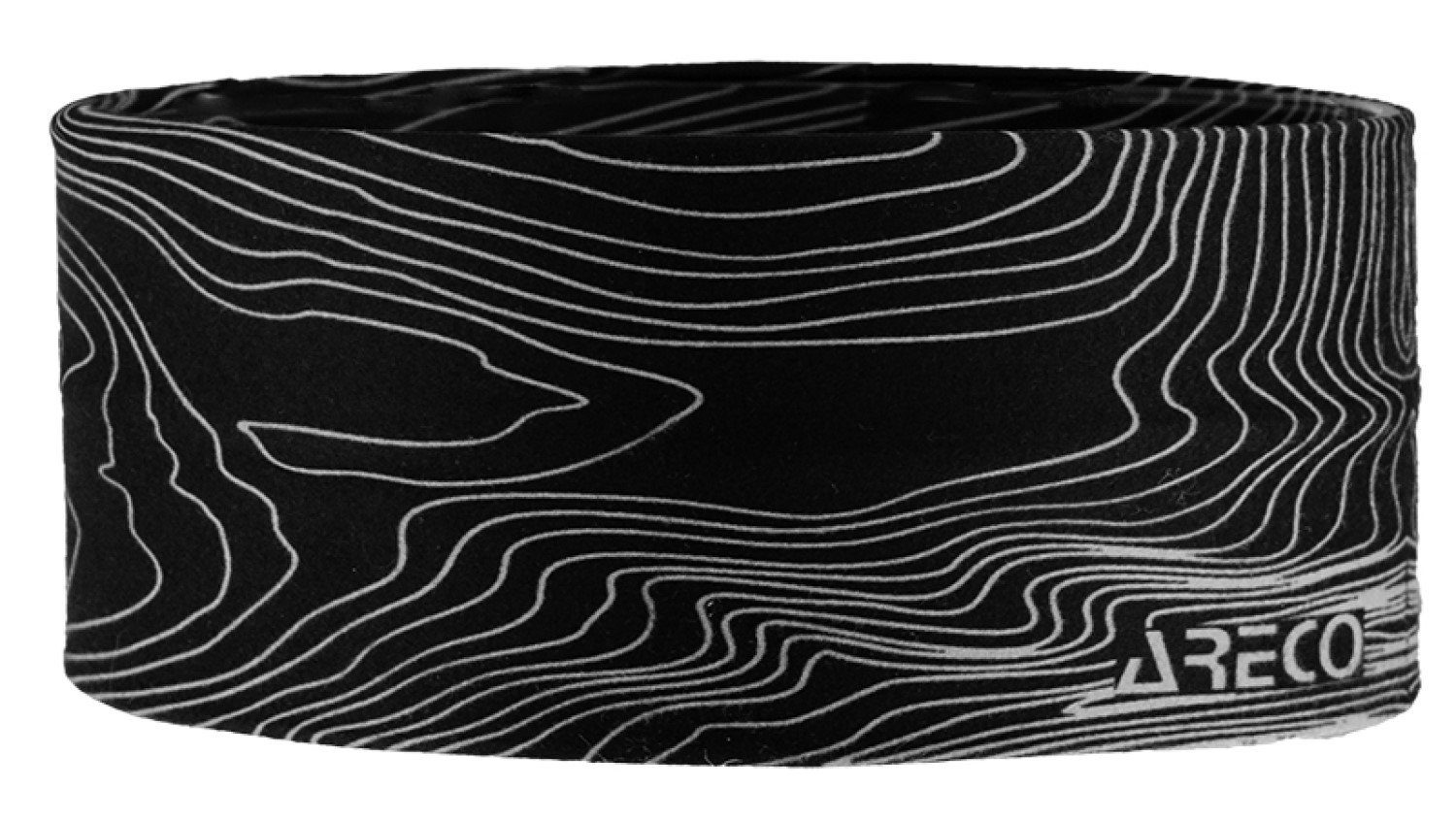 Areco Stirnband schnelltrocknendes Sport-Stirnband für Herren & Damen 114 schwarz gemustert