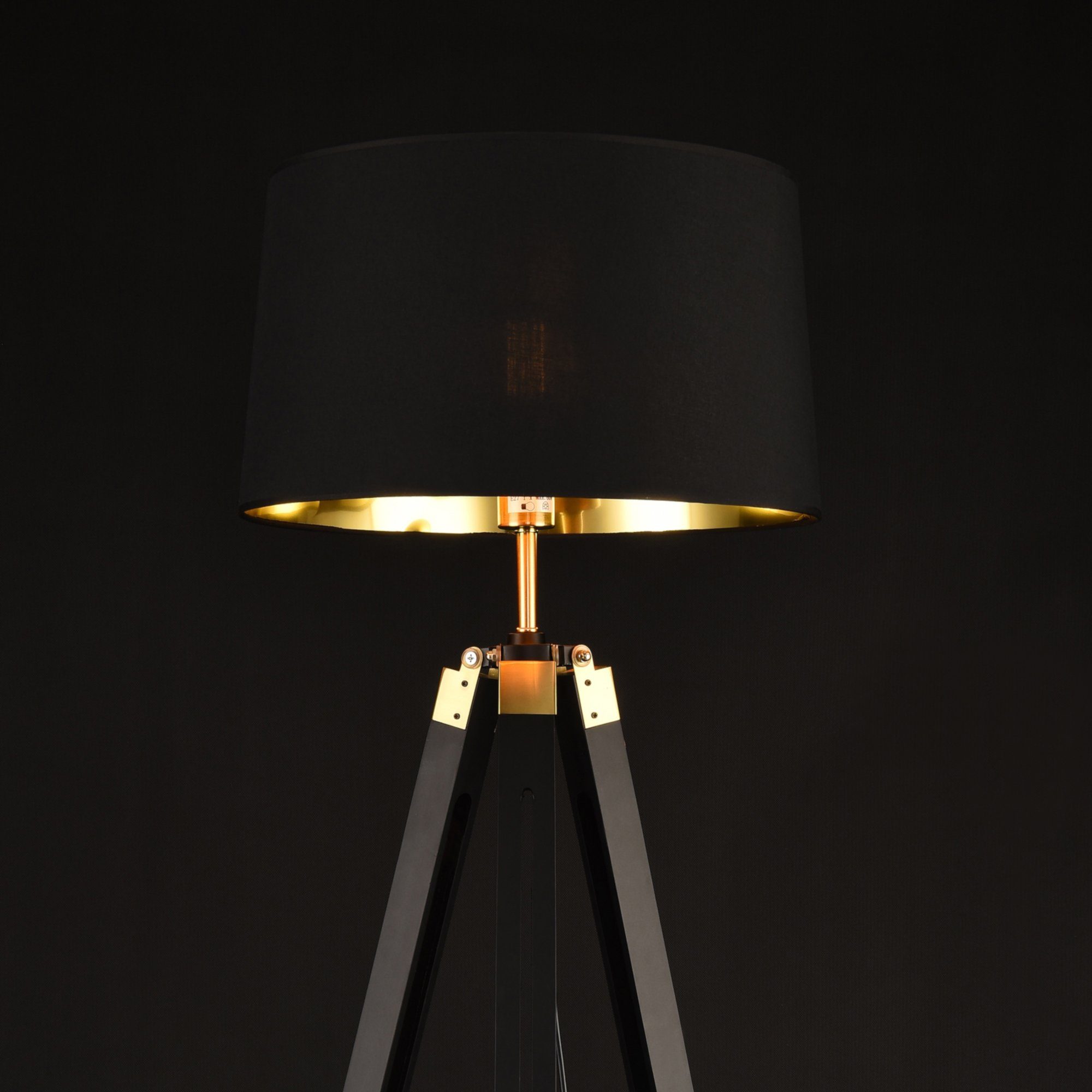 Leuchtmittel, Stehlampe, mit »Karlsbad« Stehleuchte Stylische 3-füßigem Metallgestell lux.pro ohne
