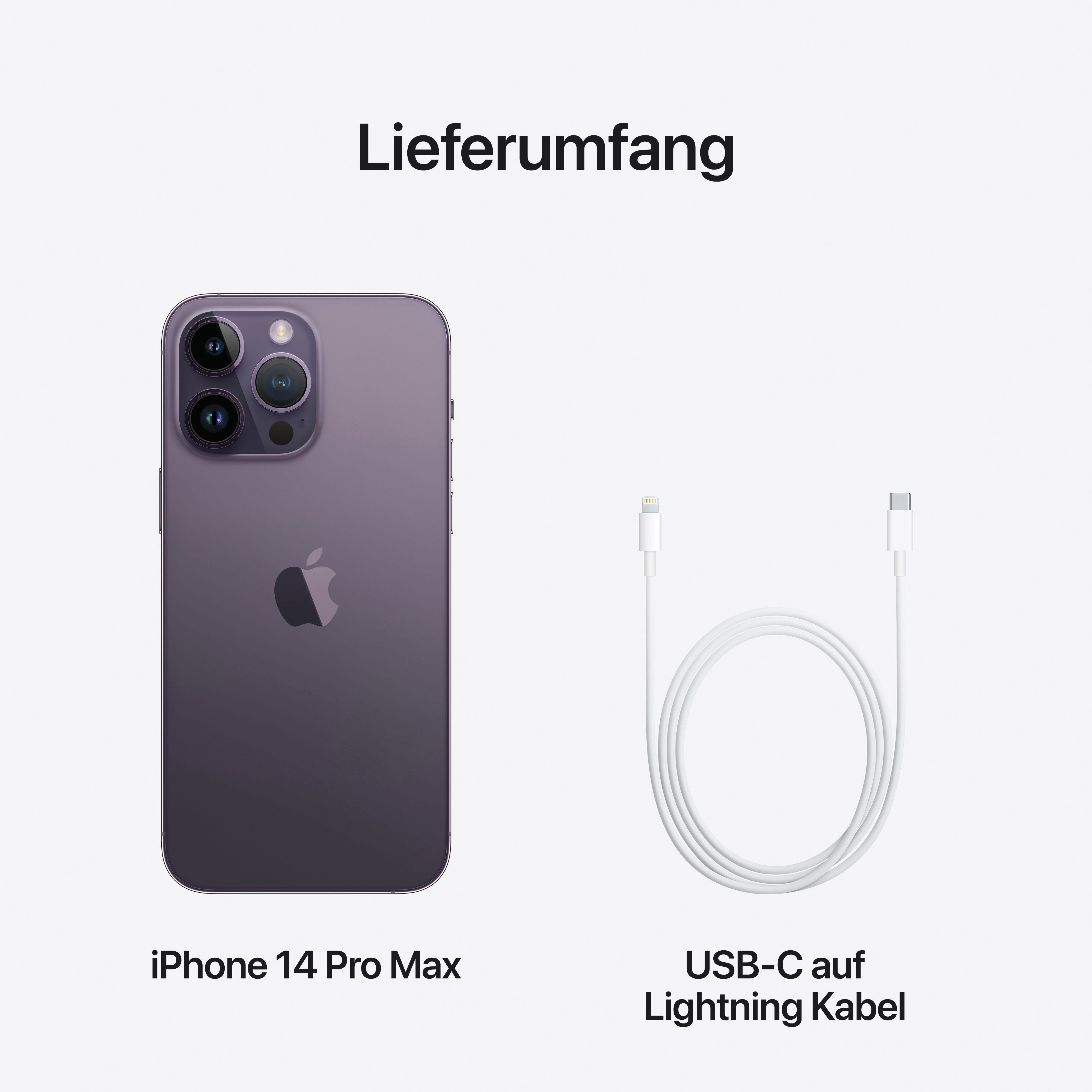 Apple iPhone cm/6,7 Pro purple Max deep MP 14 Zoll, Smartphone Kamera) 48 GB 512 Speicherplatz, (17 512GB