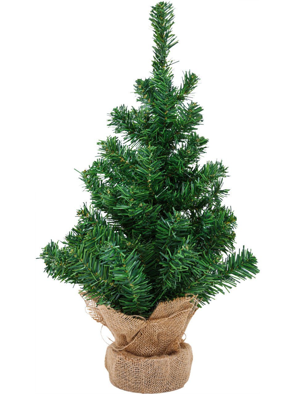 Trend Line Christbaumschmuck Mini Weihnachtsbaum im Jutesack 60 cm