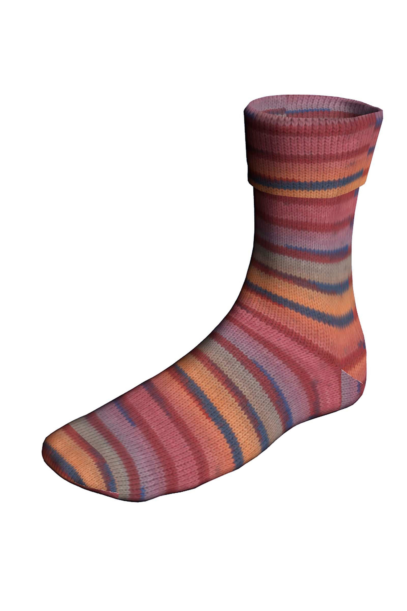LANG YARNS Super Soxx Color 4-fach PainterlySoxx Häkelwolle, 420 m