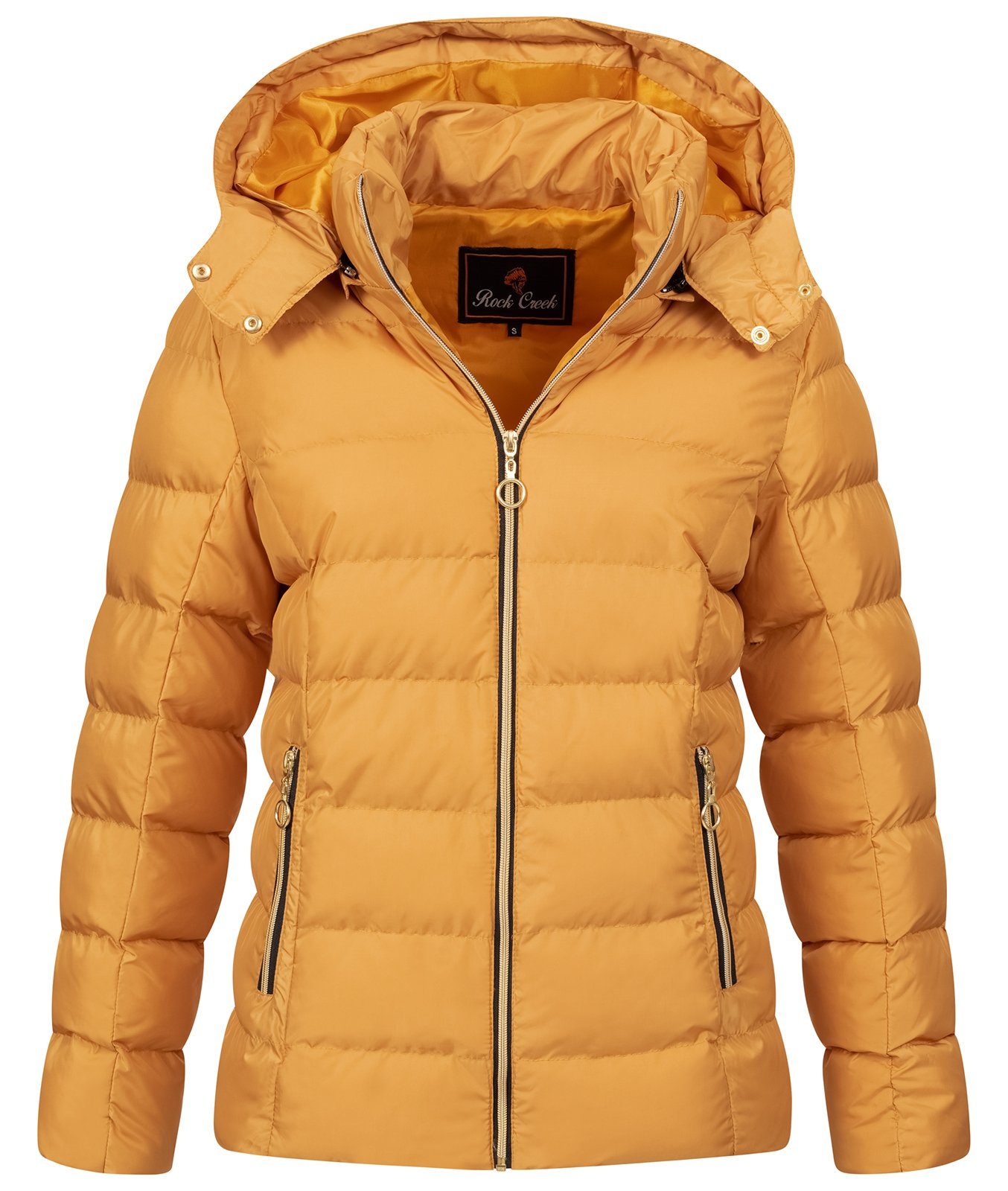 Rock Creek Steppjacke Damen Steppjacke mit Kapuze D-489