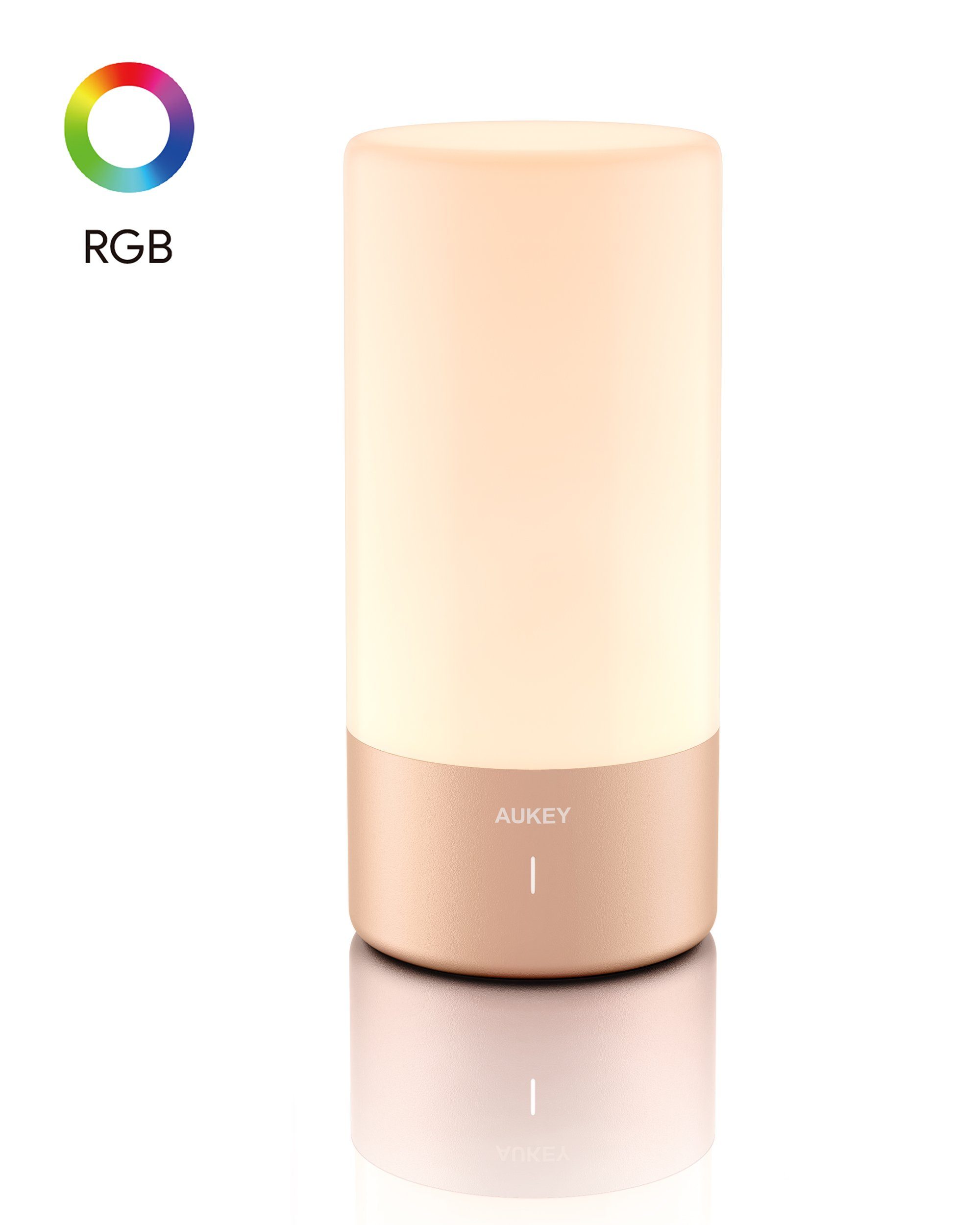 Schreibtischleuchte Tischleuchte Touch Dimmbar Gold RGB LT-T6, LED NAIPO