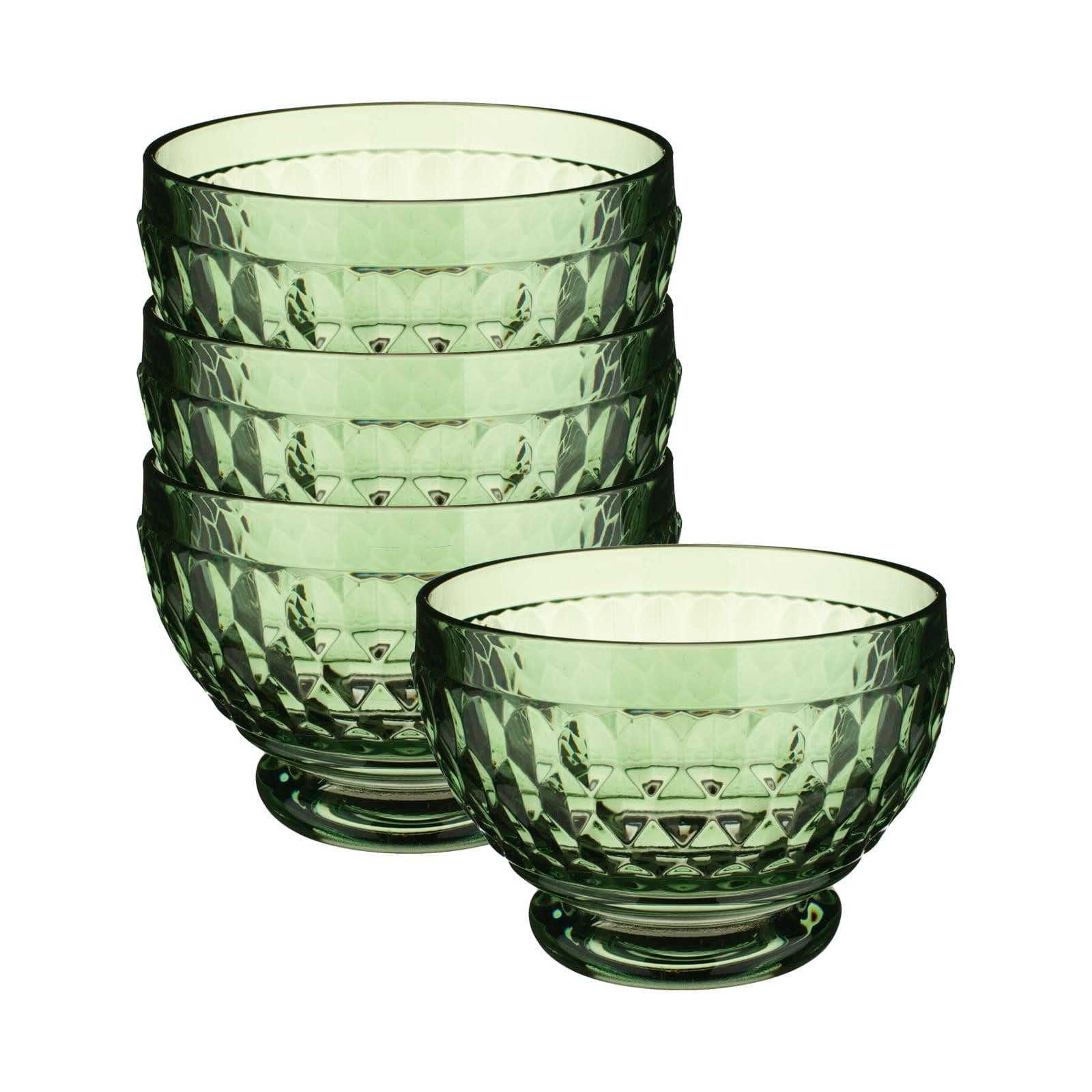 Villeroy & Boch Schale Boston Coloured Dessertschalen ø 11,7 cm 4er Set, Glas, (4 Schalen, 4-tlg)