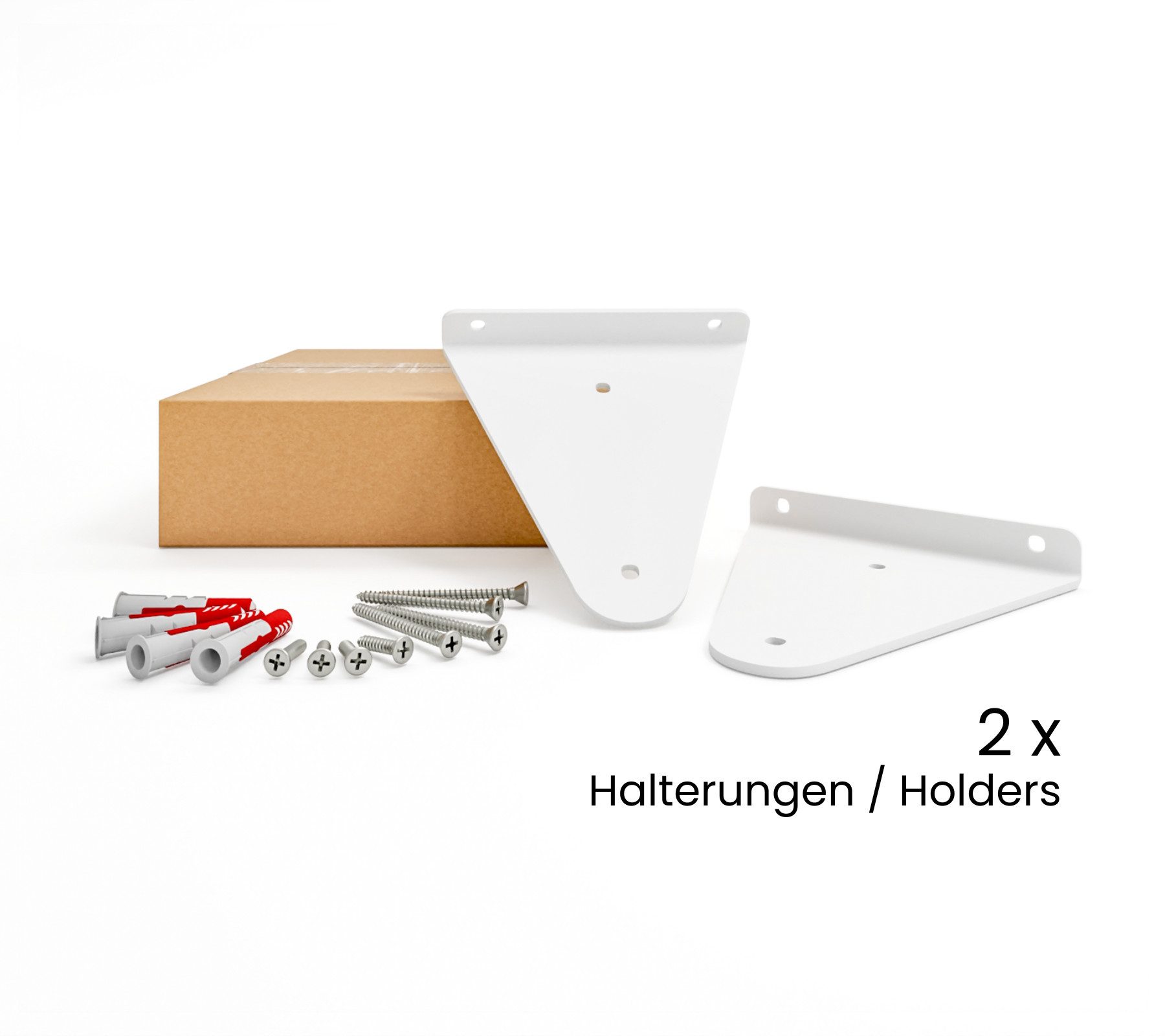 HEVVA Wandregalhalter 2x Regalhalter 8/13/17 cm, STOLBERG, Regalträger, Reg günstig online kaufen