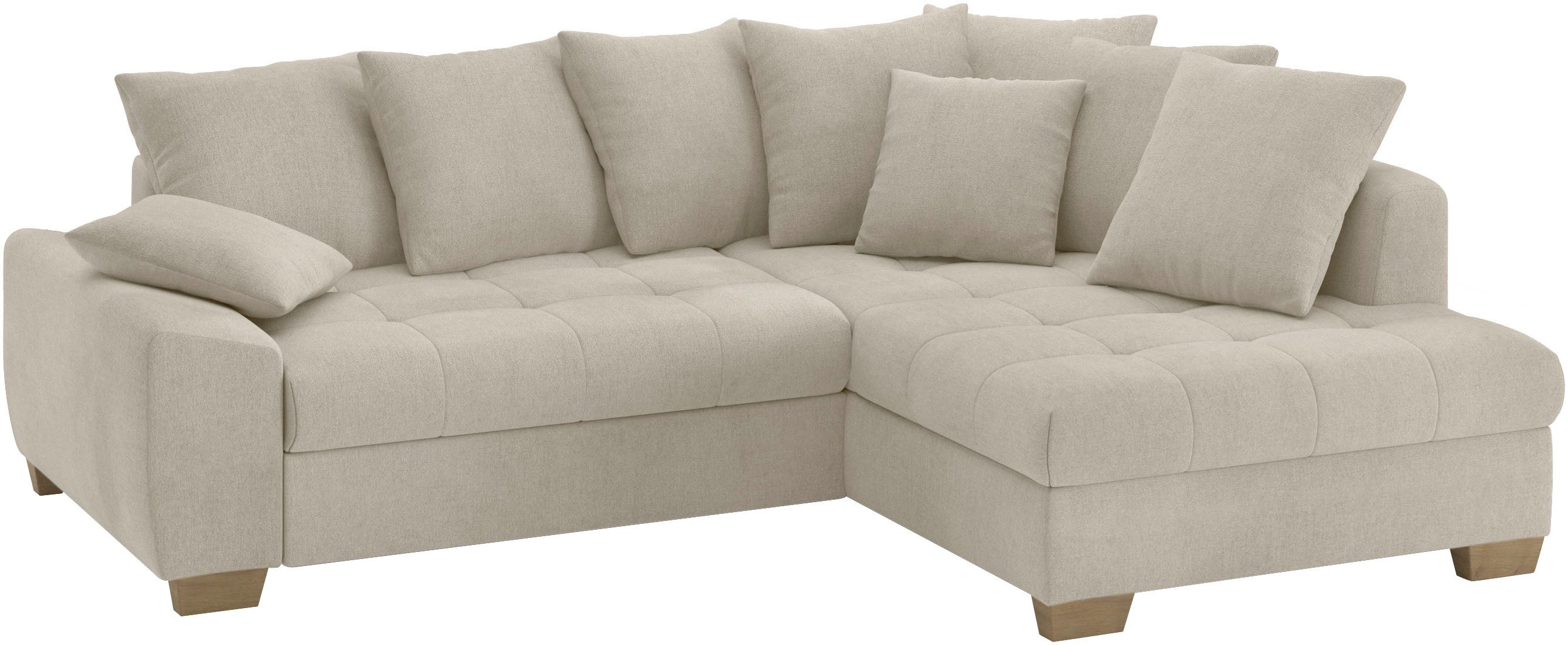 Mr. Couch Ecksofa "Nikita II, L-Form", Wahlweise mit Bettfunktion, Bettkast günstig online kaufen