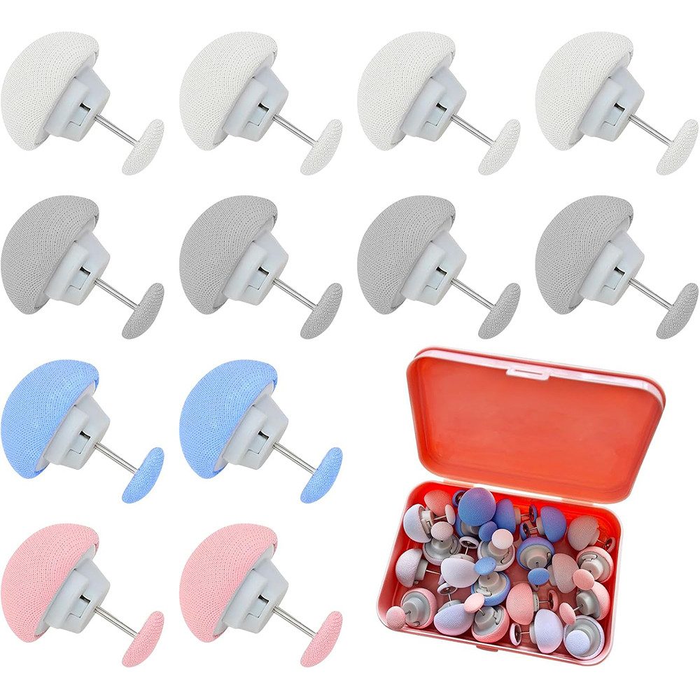 zggzerg Deckenhaken Packung mit 35 Bettdeckenhaltern, Pilz-Bettdeckenbezug- günstig online kaufen