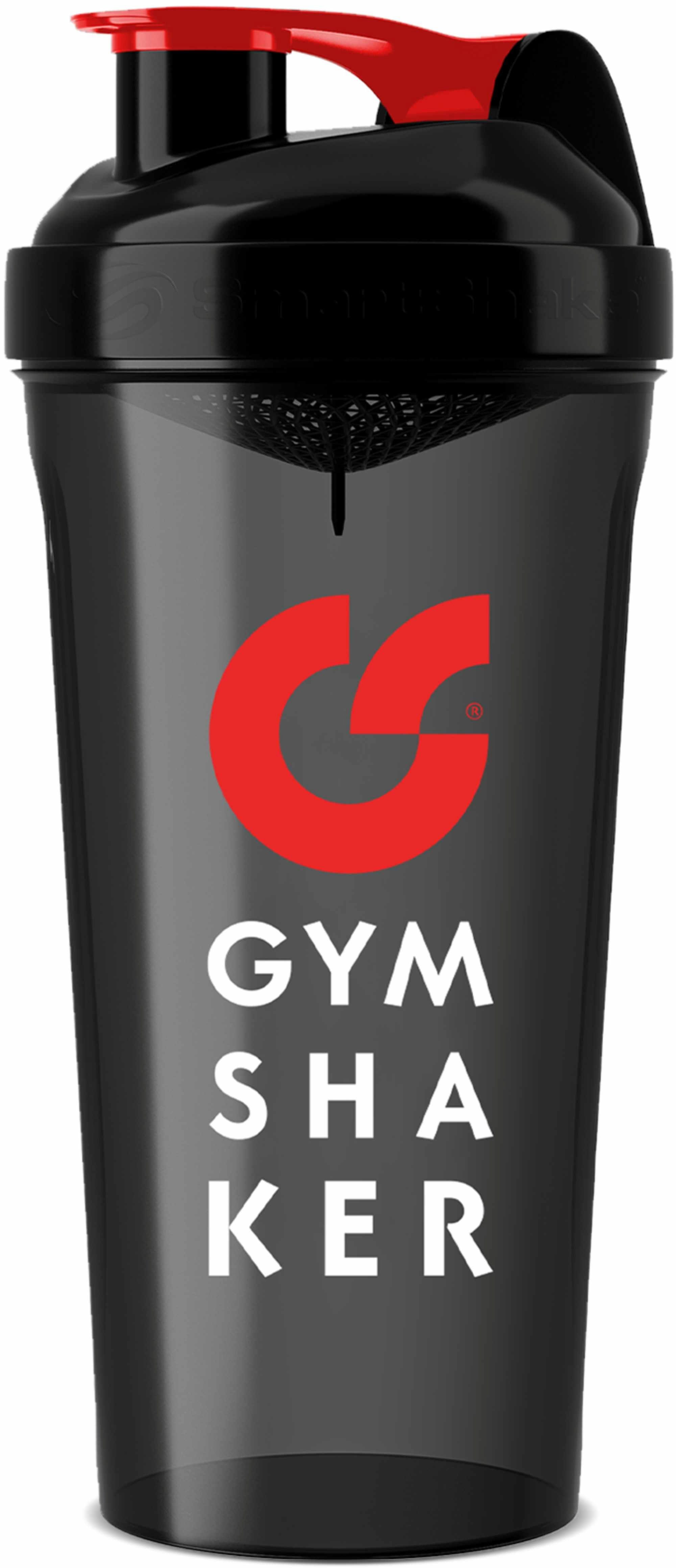 GYMSHAKER Protein Shaker - Trinkflasche für Fitness, Sport, Bodybuilding & Muskelaufbau, Premium Shaker mit Messmarkierungen, Mischsieb, BPA-frei