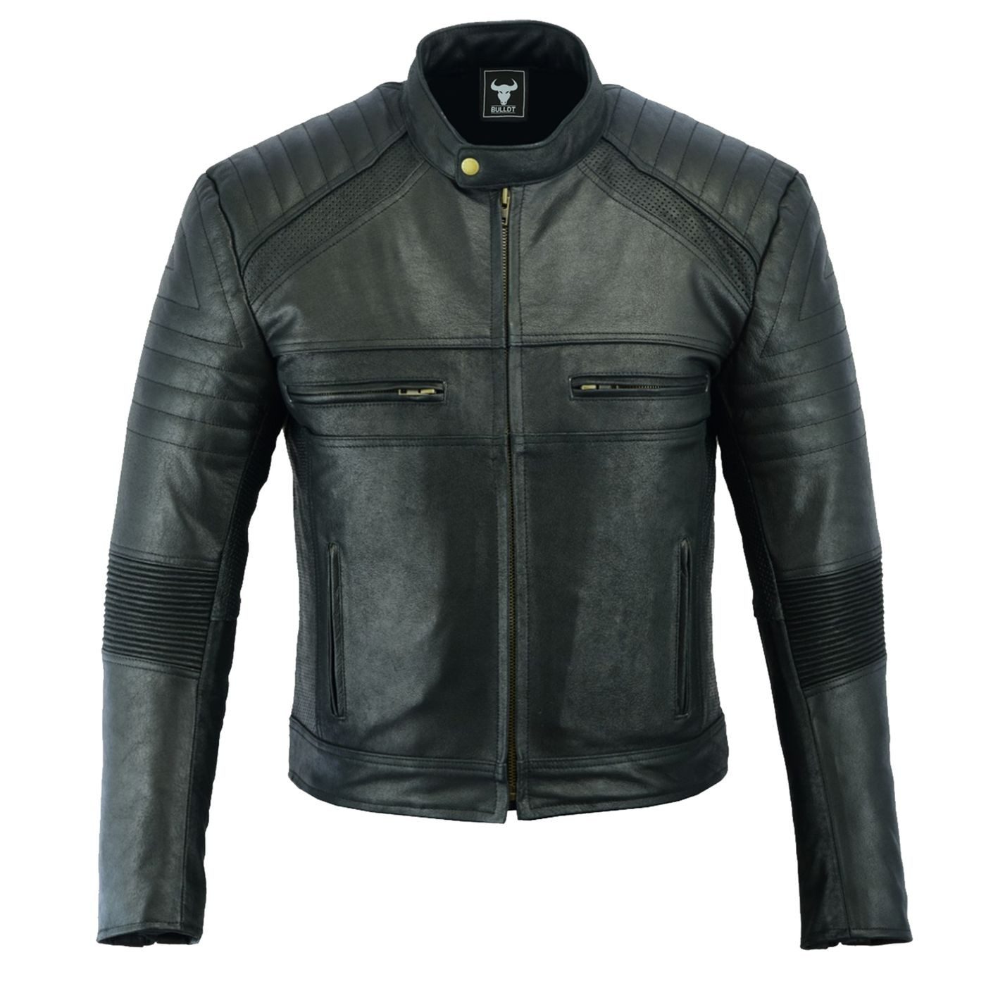 BULLDT Lederjacke GW426J Motorradjacke Vintage Lederjacke Coffe racer rider günstig online kaufen