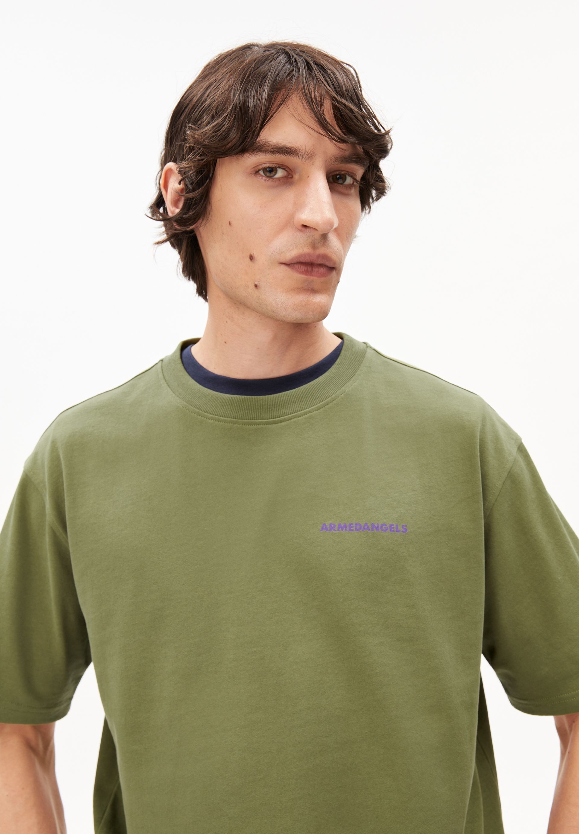 Armedangels T-Shirt MAARKOS OUTGROWN Relaxed Fit