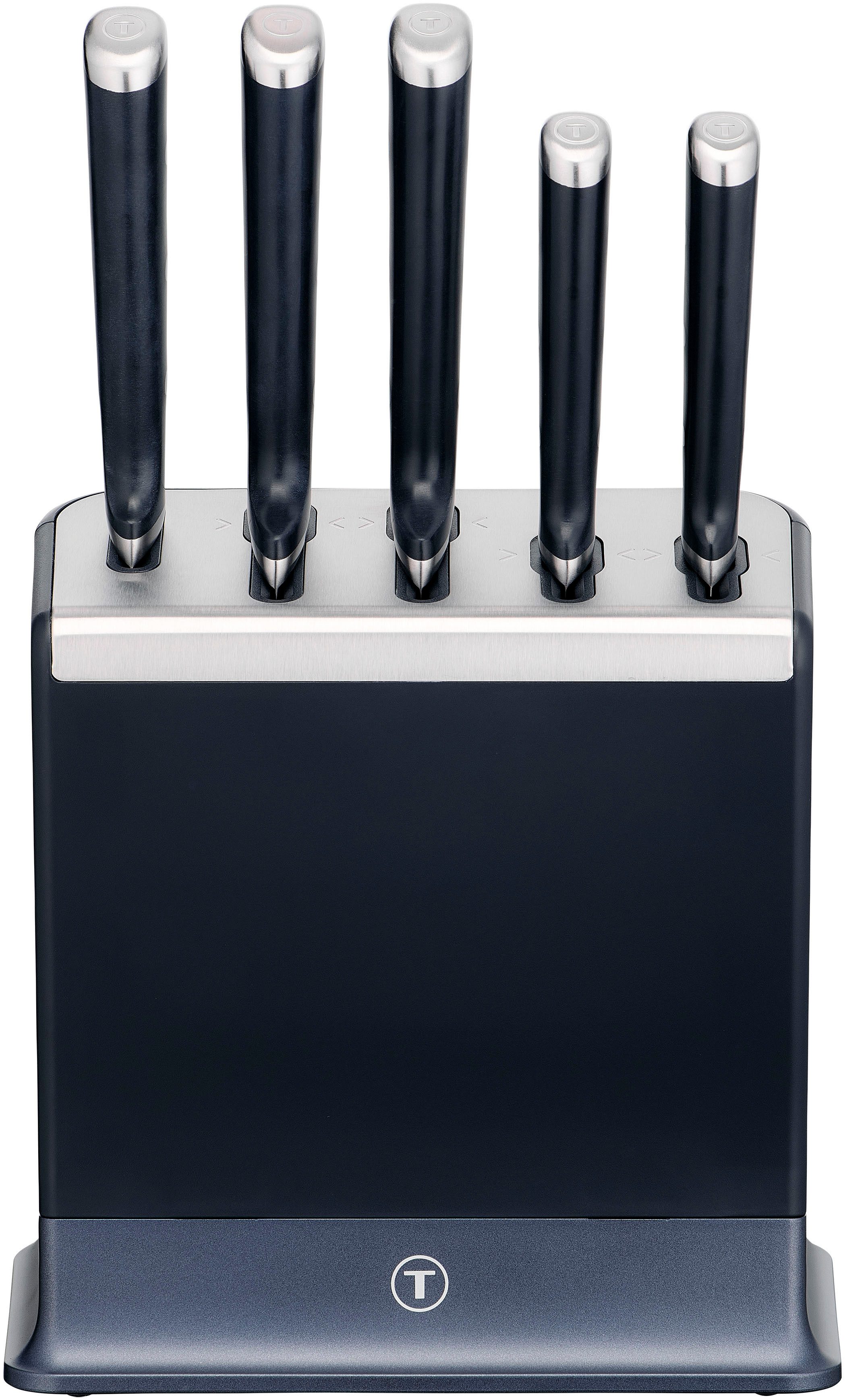 Tefal Messer-Set EverSharp Pro (Set, 6-tlg), selbstschärfender Messerblock, Klinge aus deutschem Edelstahl