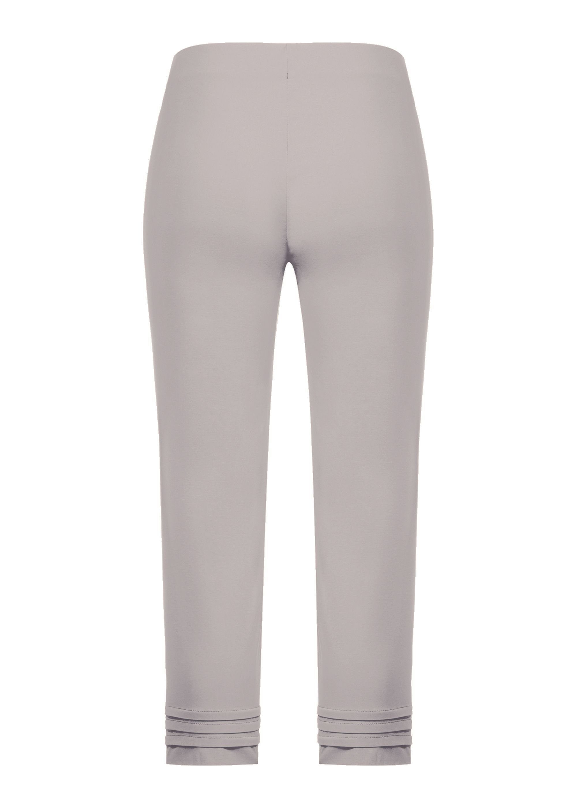 Stoffhose Ina simply Stehmann mit taupe Faltendetails