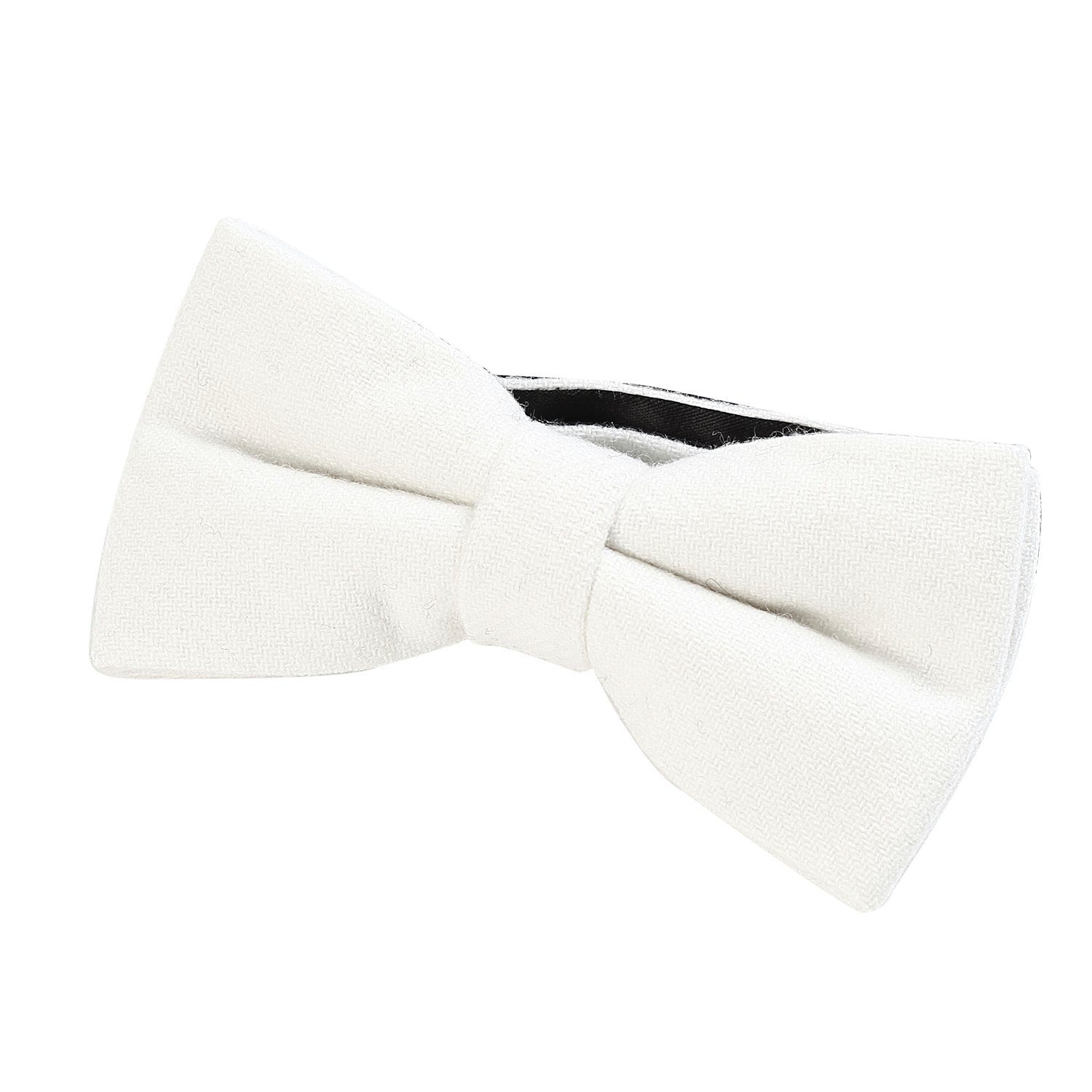 DonDon Fliege DonDon Herren Fliege 12 x 6 cm Baumwolle (Packung, 1-St., 1x Herrenfliege) bereits gebunden, verstellbar, Tweedlook