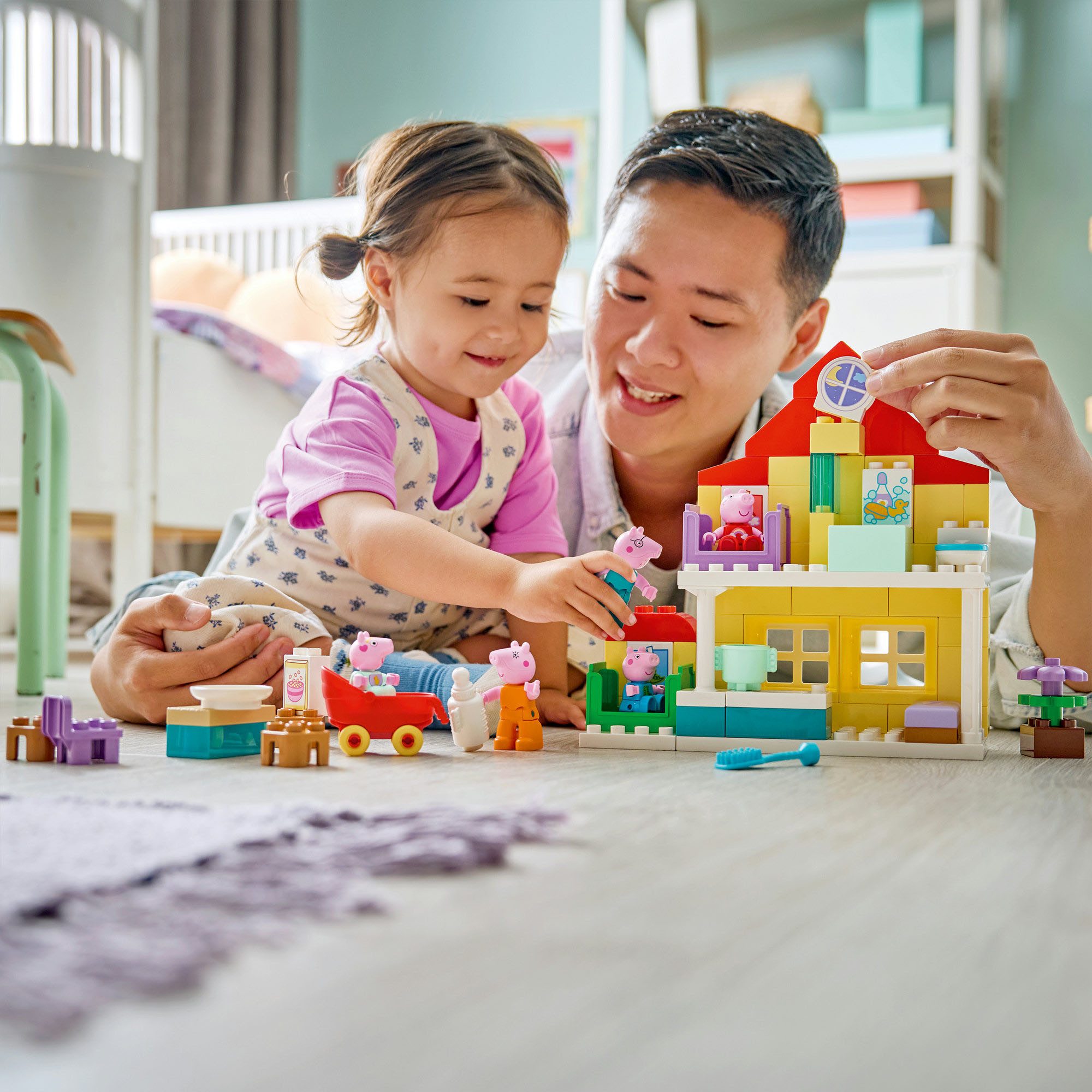 LEGO® Familienhaus (10467), LEGO DUPLO Peppa Pig Konstruktionsspielsteine, (84 St)