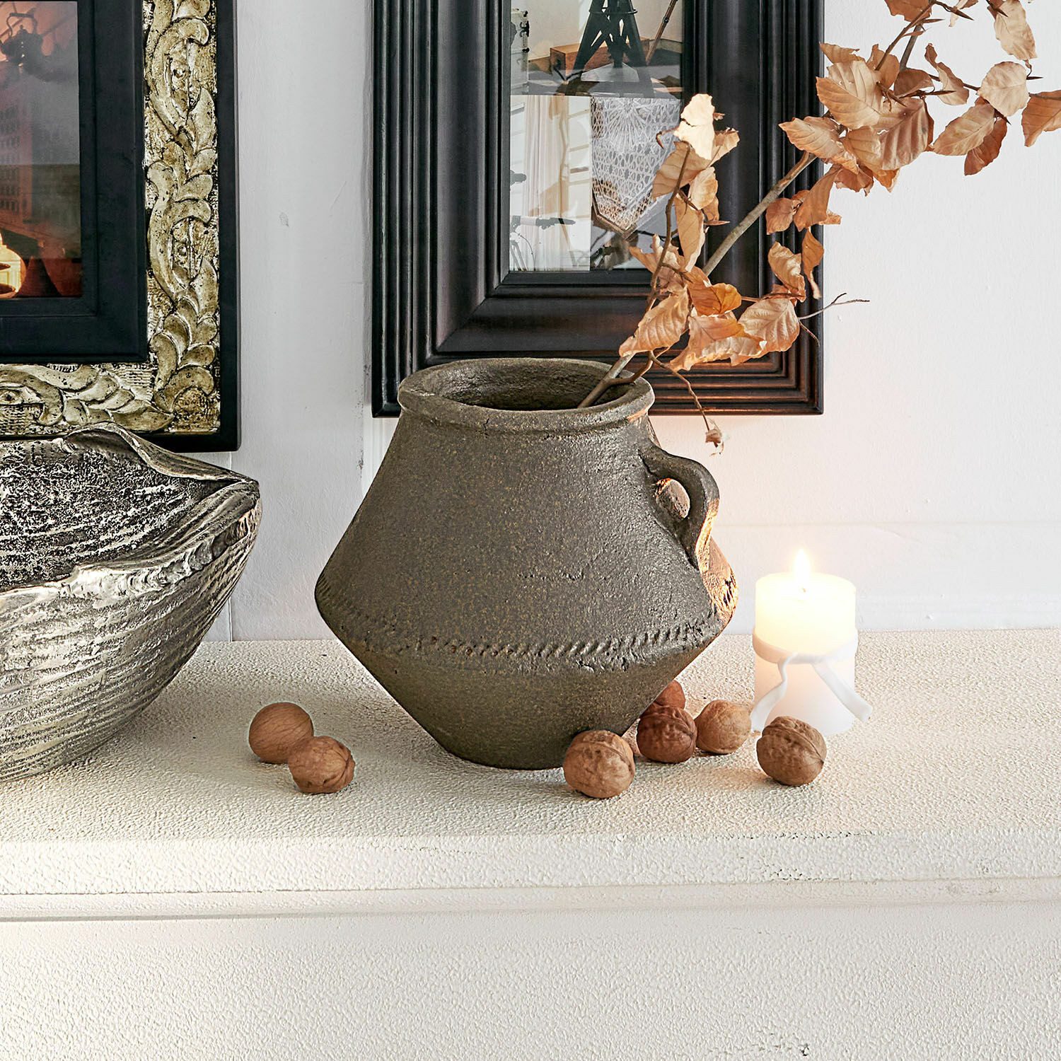 Mirabeau Tischvase Vase Nouvillac grau