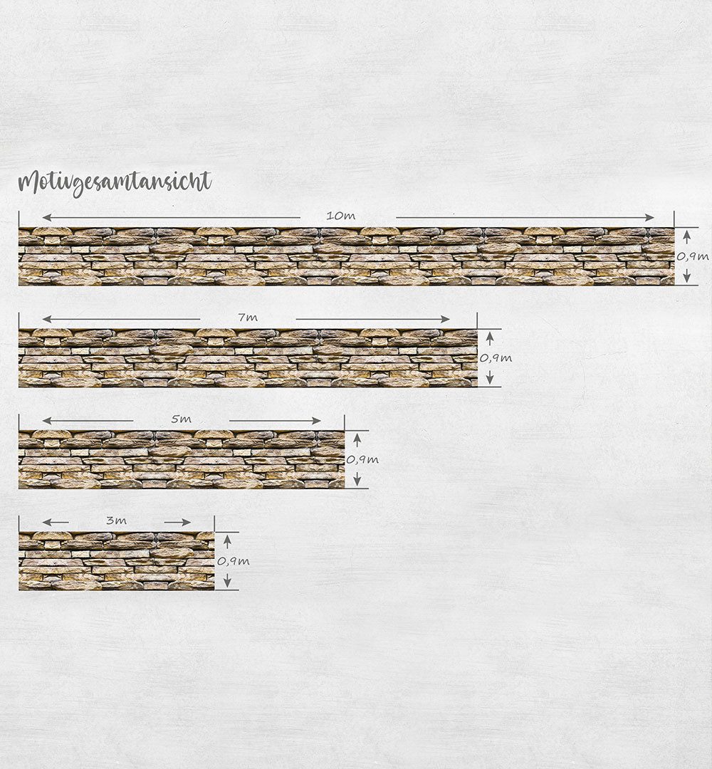 MyMaxxi Sichtschutzelement Balkonbanner Steine Balkon Sichtschutz Garten, (Steine)