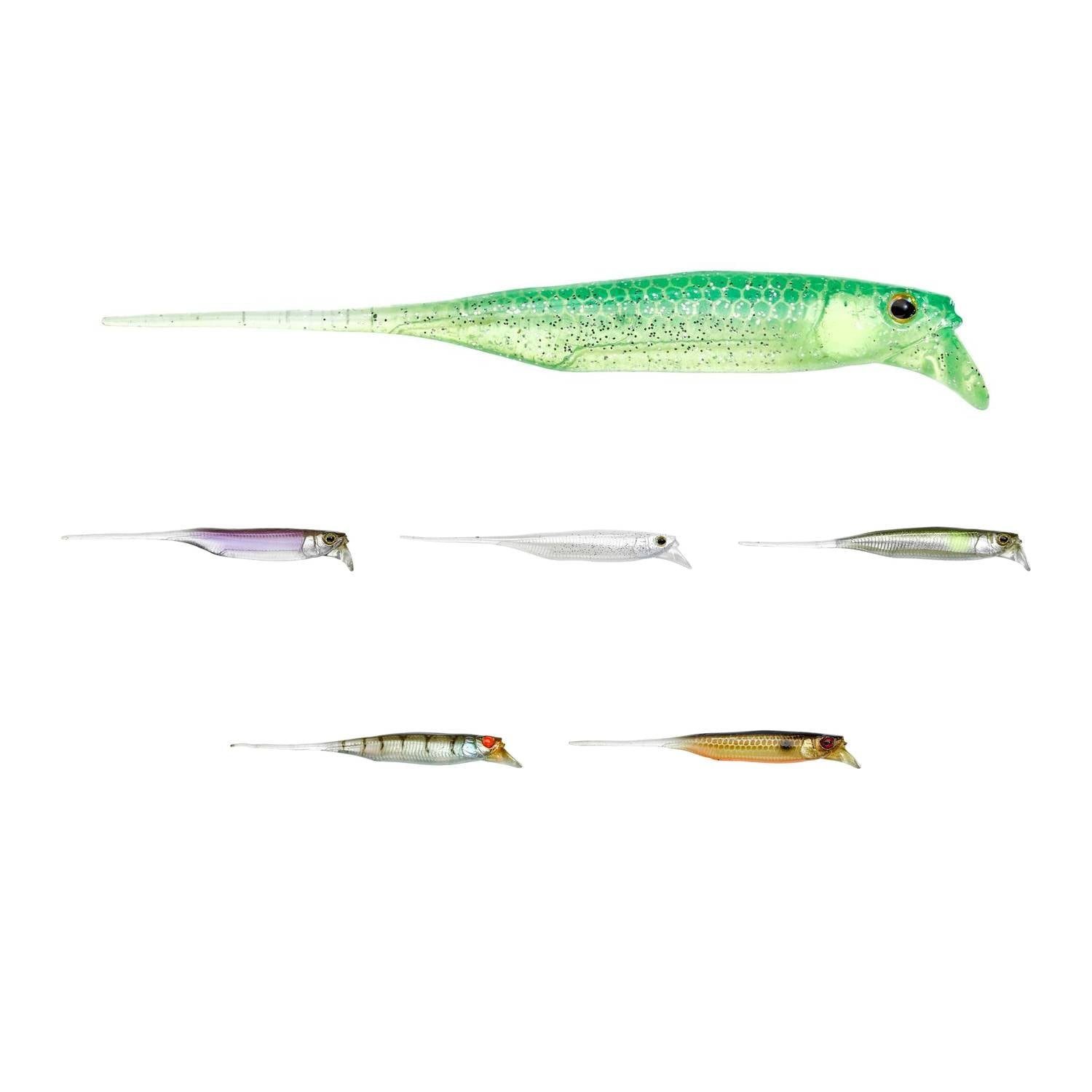 Illex Kunstköder Illex Driftfry 3 Elastomer Pintail 3" 9cm Schwimmend Raubfisch Hecht, (Packung, 5-St)