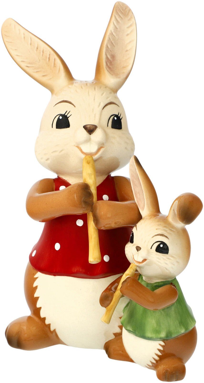 Goebel Osterhase Flötenduo (1 St), Sammelfigur aus Steingut