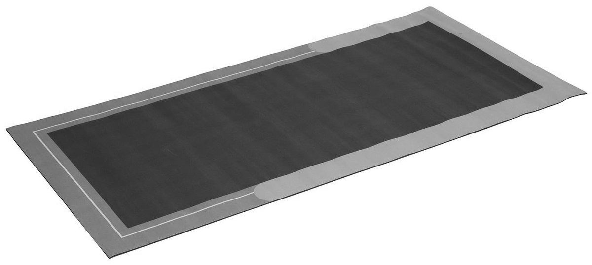 Aqualine Badematte Badematte 60x120cm, saugfähig, Grau, Polyurethan, Aqualine-PCD014V