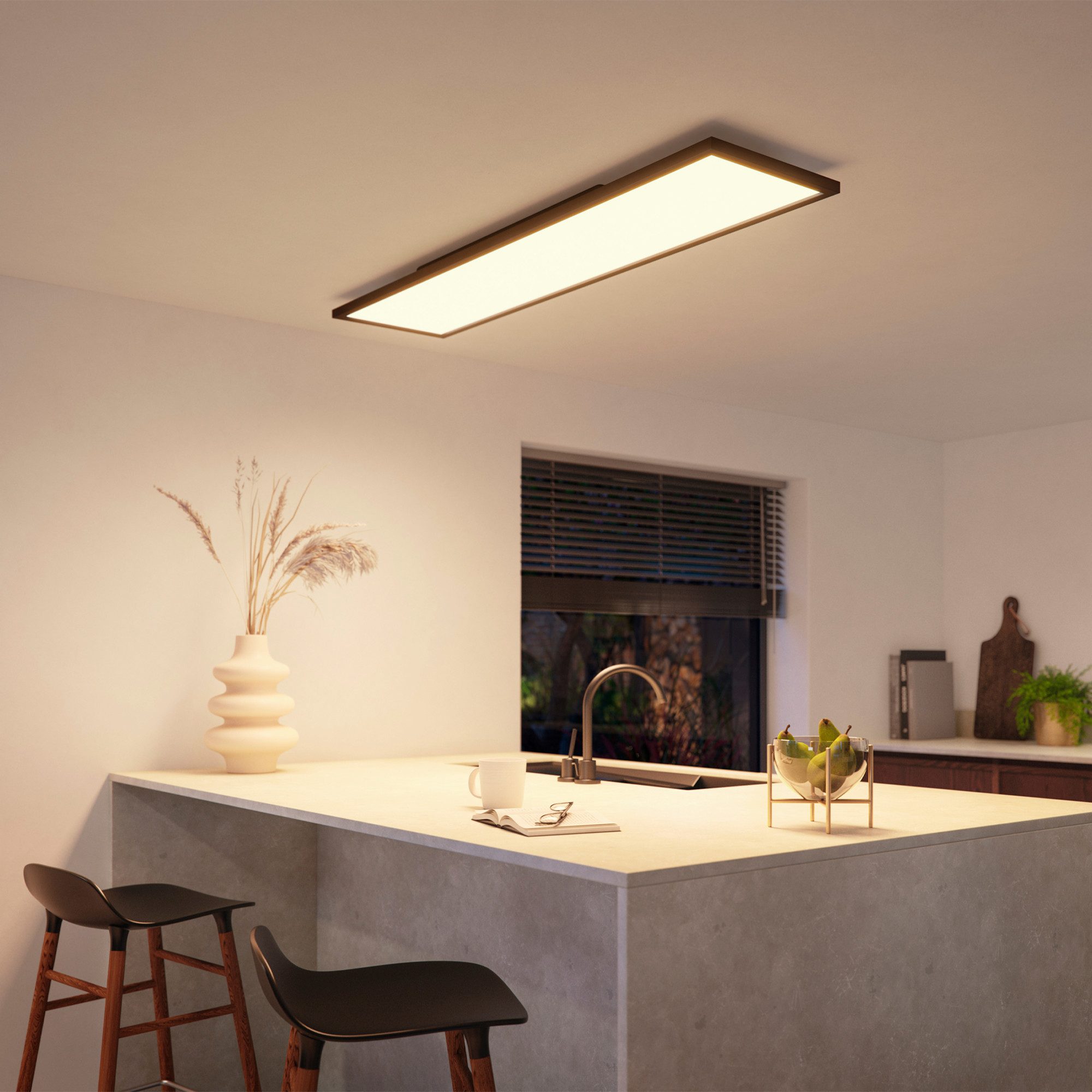 Philips Hue LED Panel White Ambiance Aurelle Panel, Abschaltautomatik, Bluetooth, CCT - über Fernbedienung, Dimmfunktion, Farbsteuerung, Leuchtdauer einstellbar, Memoryfunktion, Nachtlichtfunktion, Smart Home, Timerfunktion, dimmbar über Fernbedienung, erweiterbar, mehrere Helligkeitsstufen, LED fest integriert, warmweiß - kaltweiß