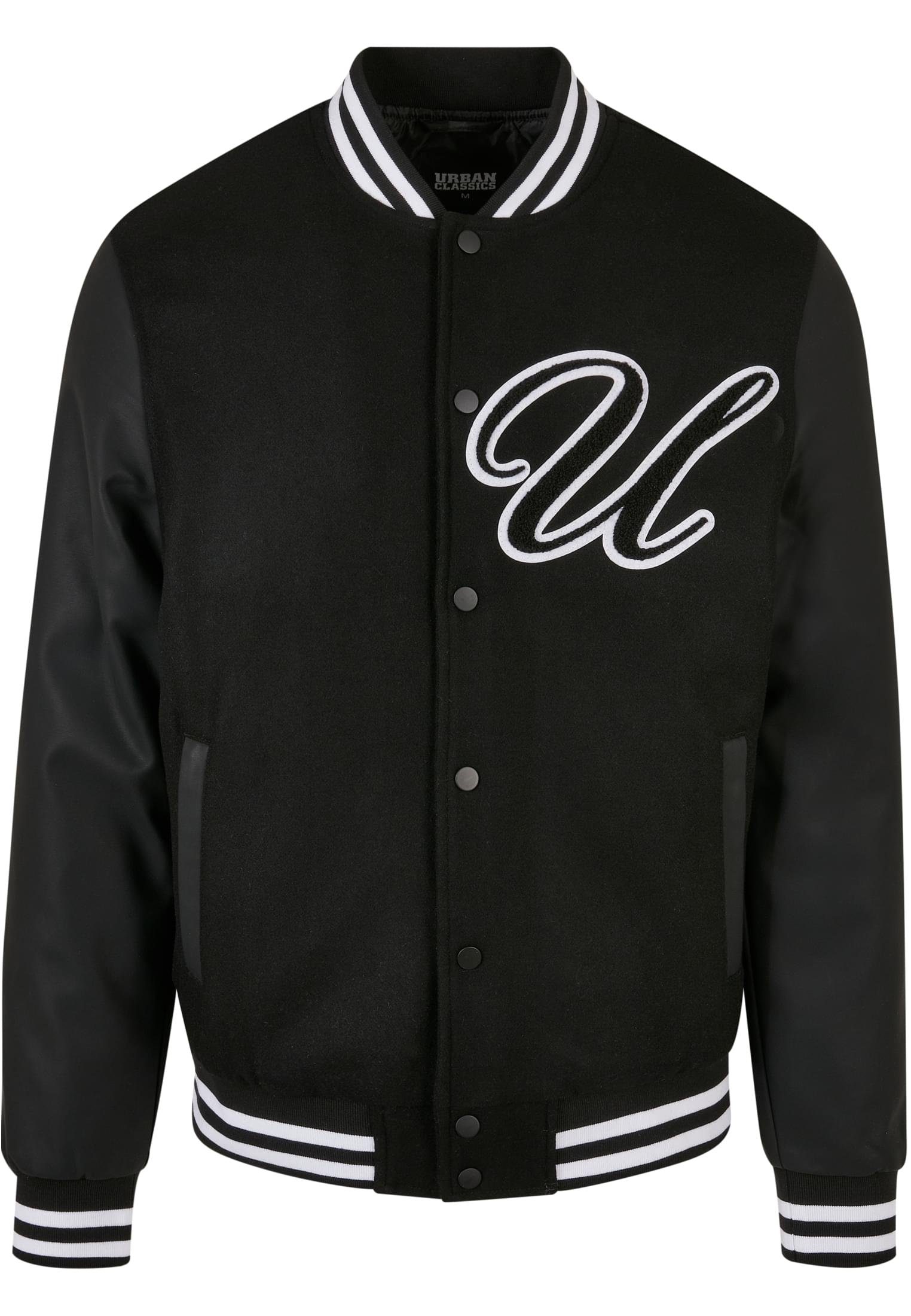 (1-St) URBAN Herren CLASSICS Outdoorjacke Big College Jacket U black