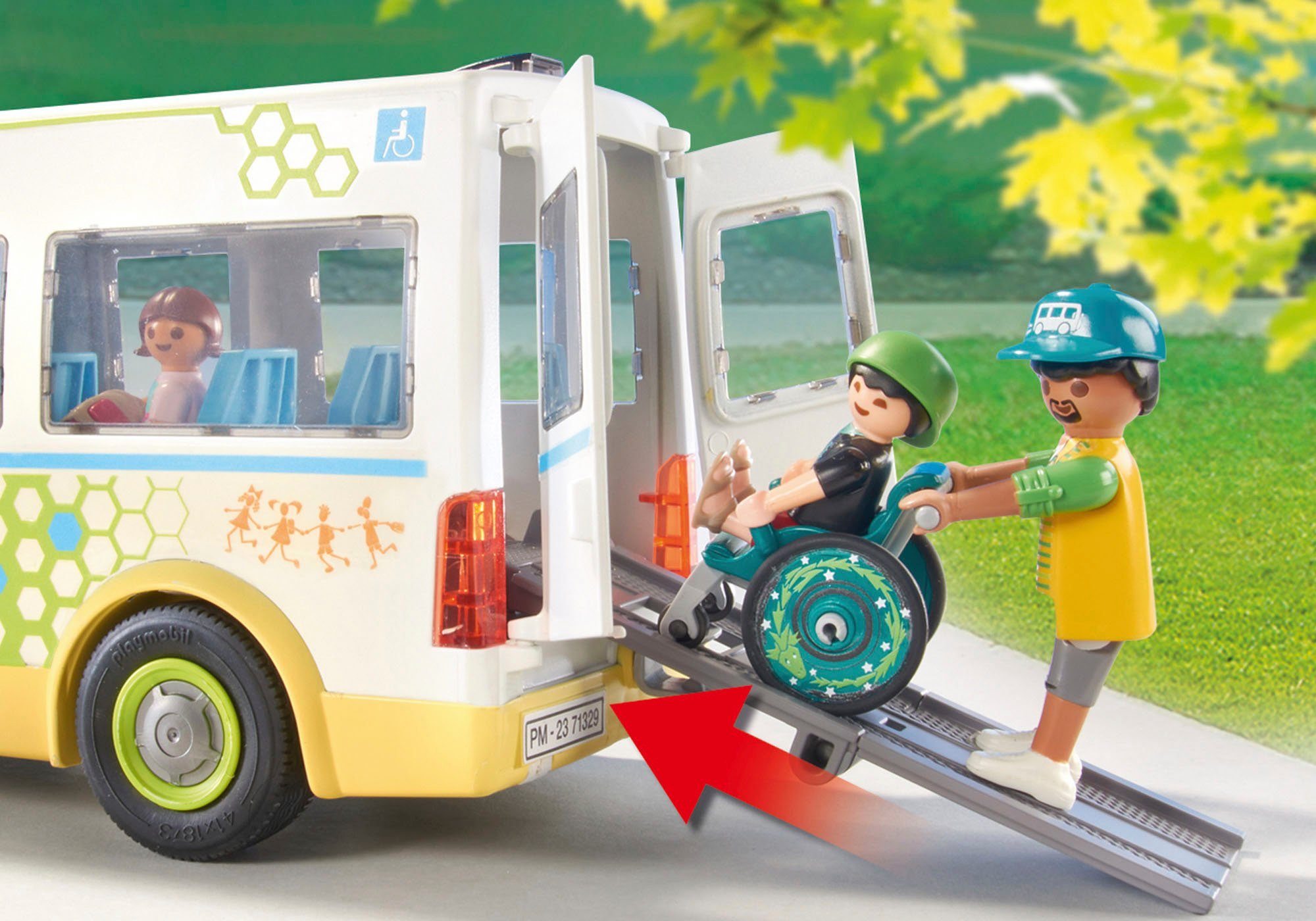 Playmobil® Schulbus (71329), My City Life Konstruktions-Spielset, (53 St), Made in Europe
