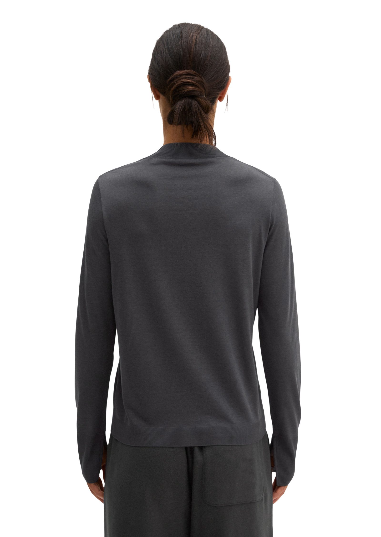 Marc O'Polo Langarmshirt aus TENCEL™ Lyocell-Baumwolle-Mix – Bild 3 von 5