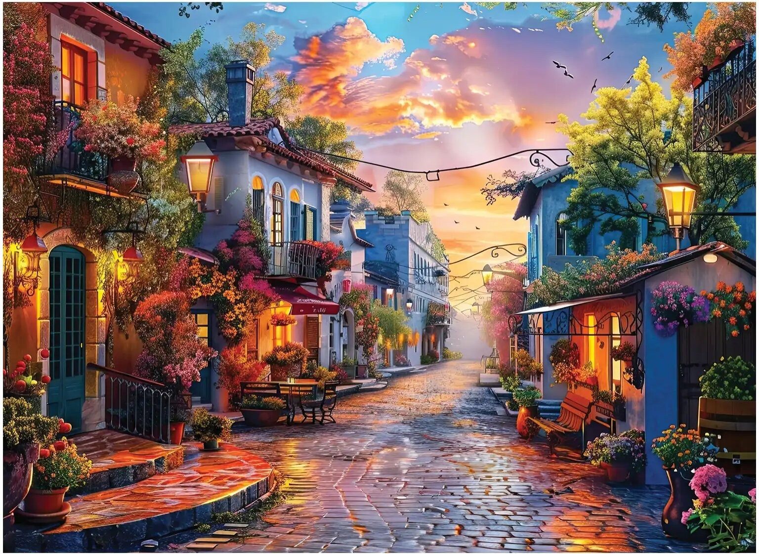 ANATOLIAN Puzzle ANATOLIAN Puzzle Klinn Street 1000 dks, Puzzleteile