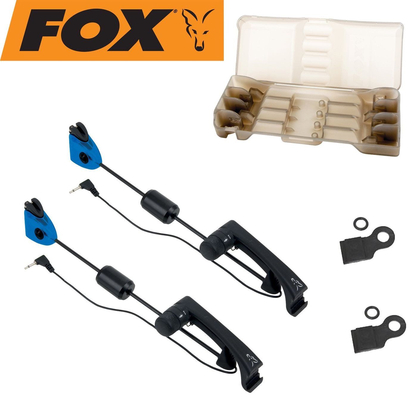 FOX International Hängebissanzeiger FOX MK2 Illuminated Swinger 2er Set blau