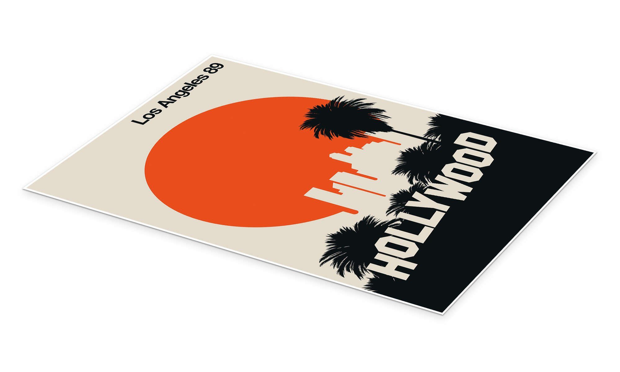 Posterlounge Wandbild Los Angeles 89, Bo Lundberg, erhältlich als Poster, Leinwandbild, Wandsticker oder Acrylglasbild