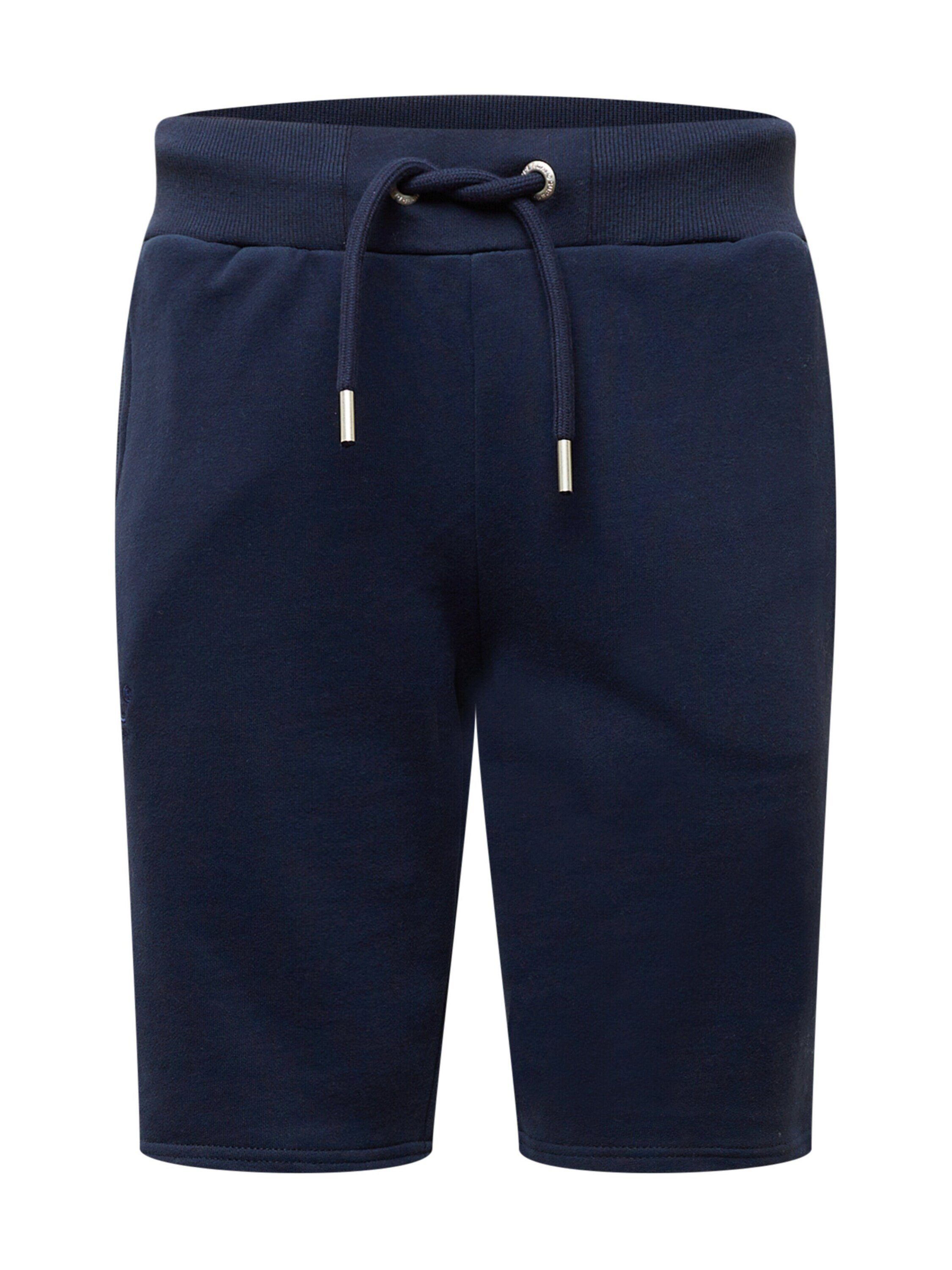 Superdry Shorts (1-tlg) Plain/ohne Details Dunkelblau