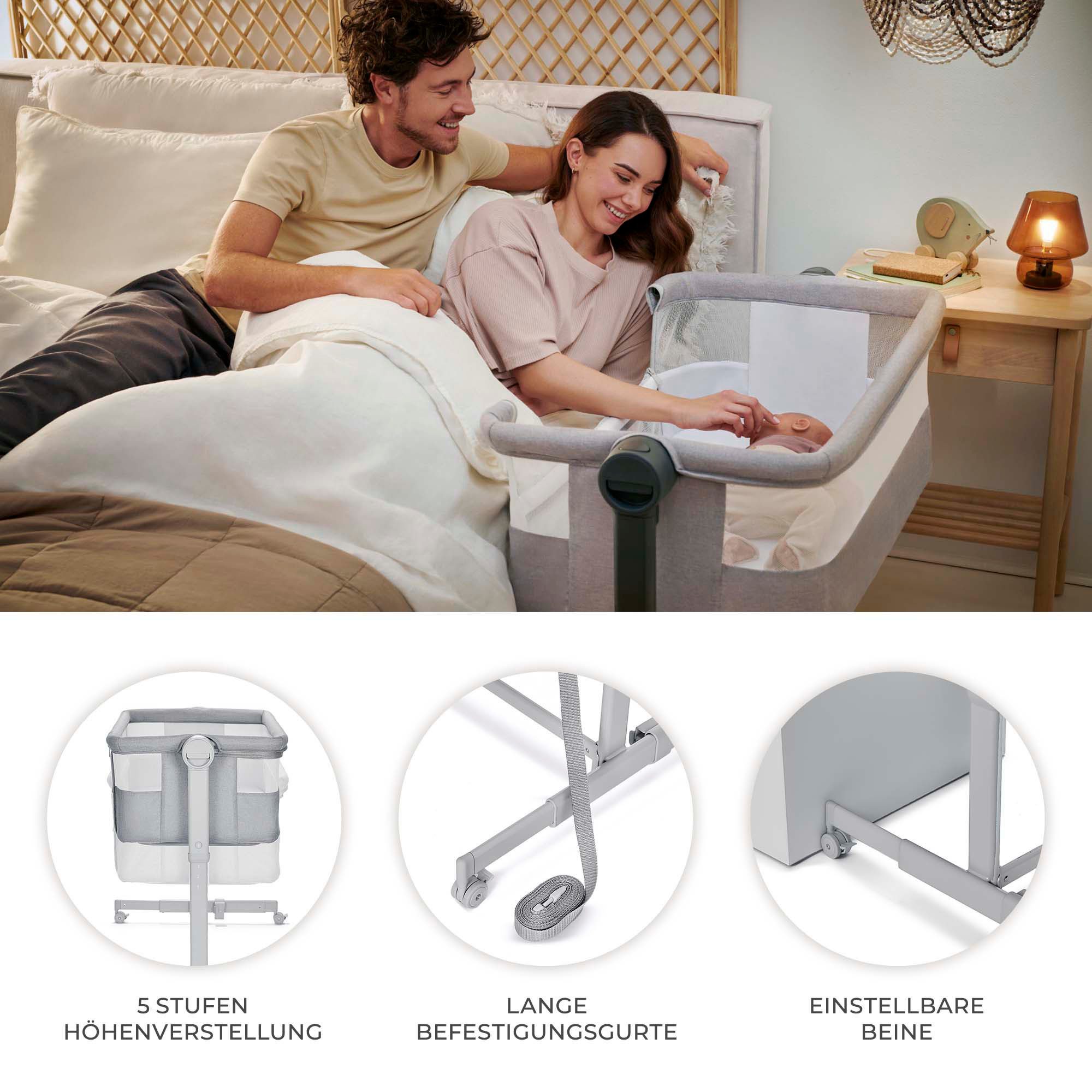 Kinderkraft Beistellbett Neste Up 2