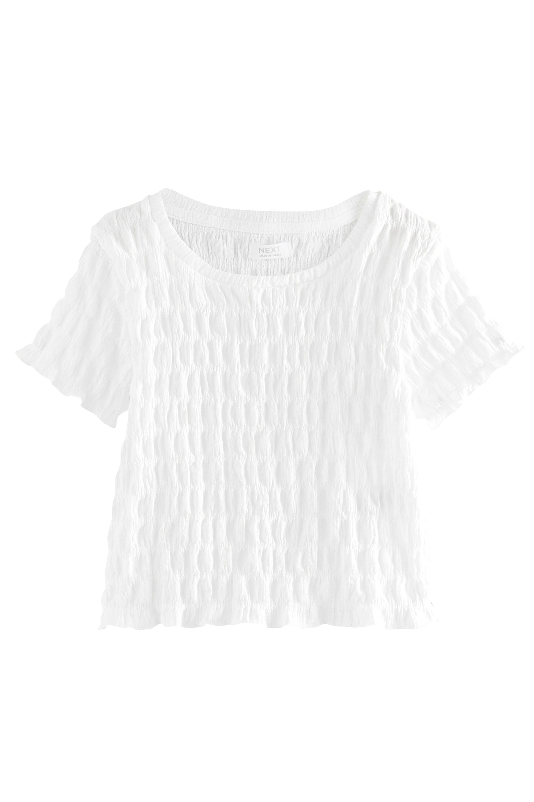 T-Shirt Strukturiertes T-Shirt