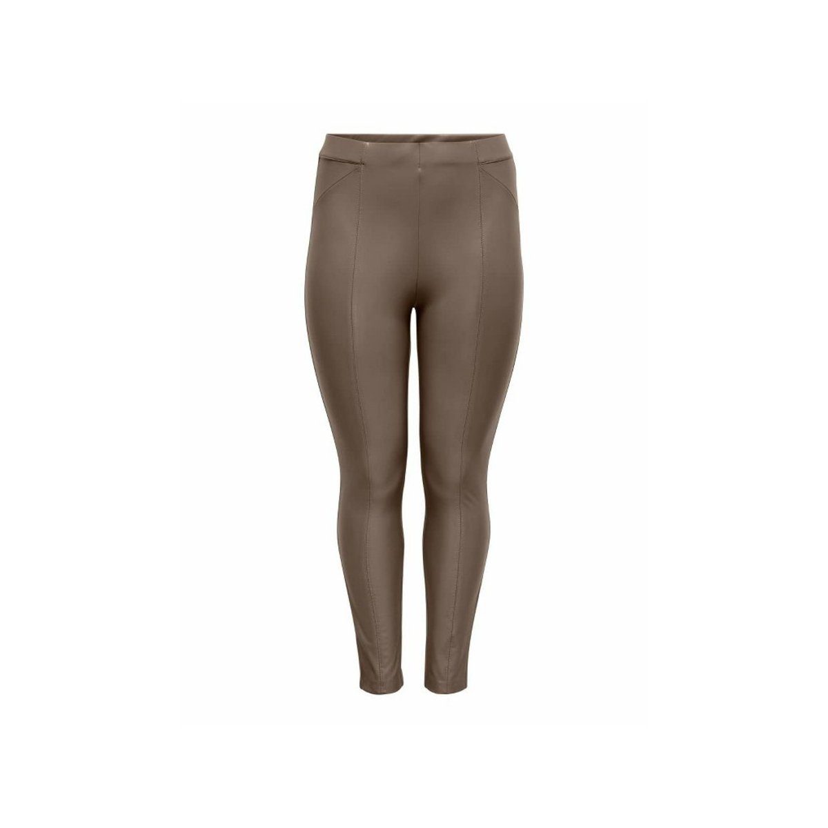 ONLY CARMAKOMA Leggings braun regular (1-tlg)