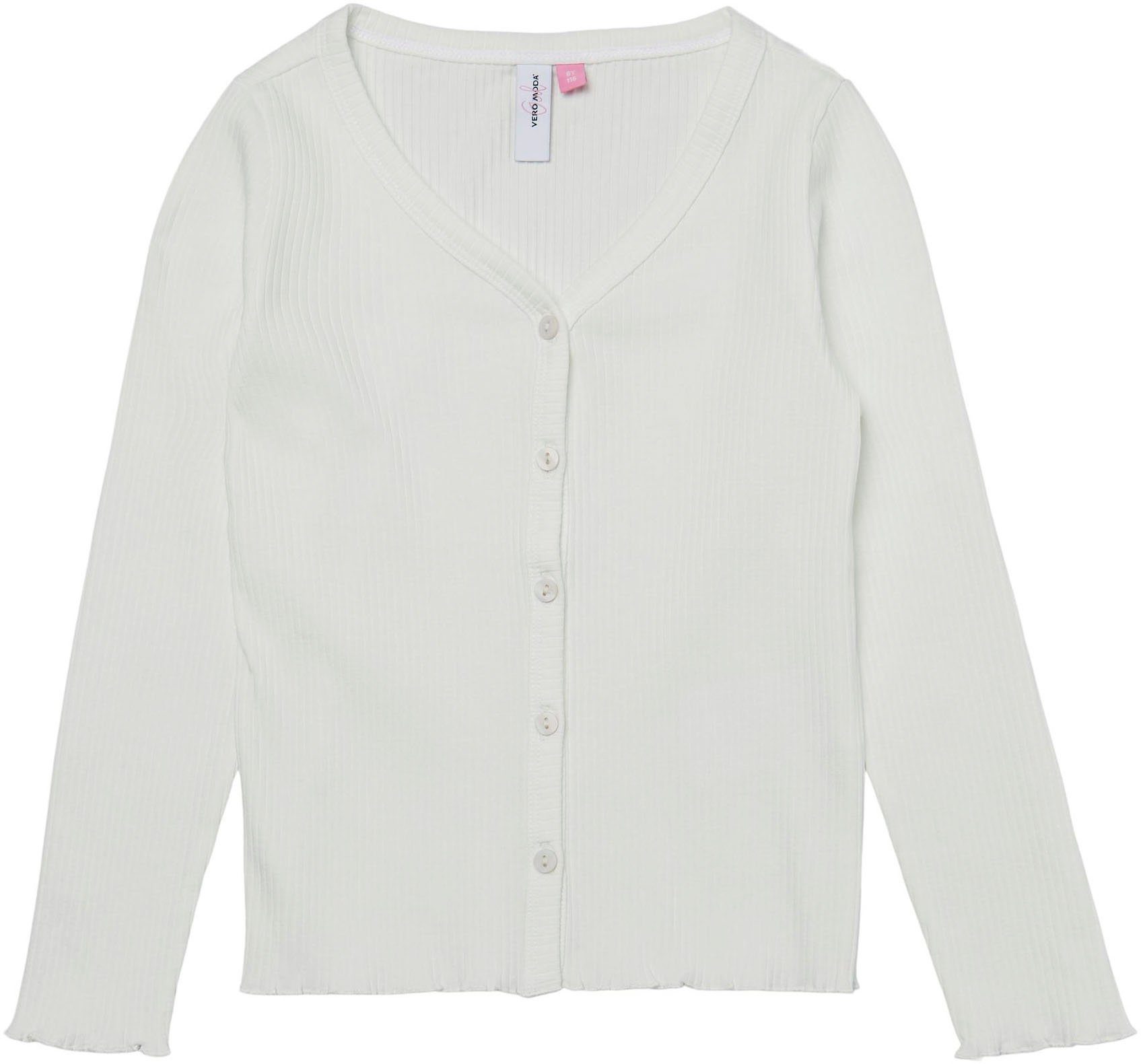 Vero Moda Girl Shirtjacke VMLAVENDER L/S CARDIGAN GIRL NOOS