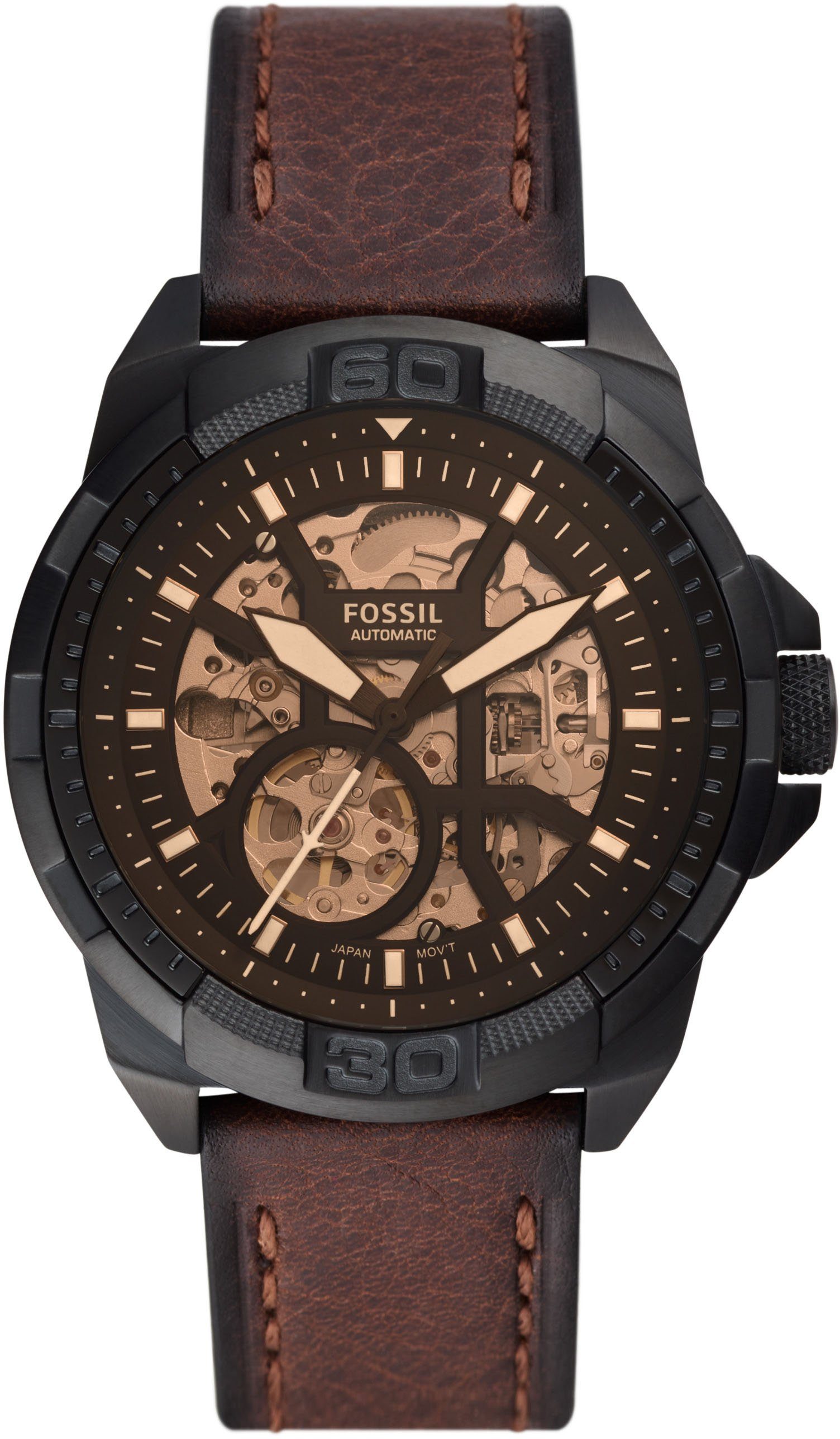 Fossil Automatikuhr BRONSON ME3219, Armbanduhr, Herrenuhr, mechanische Uhr, günstig online kaufen
