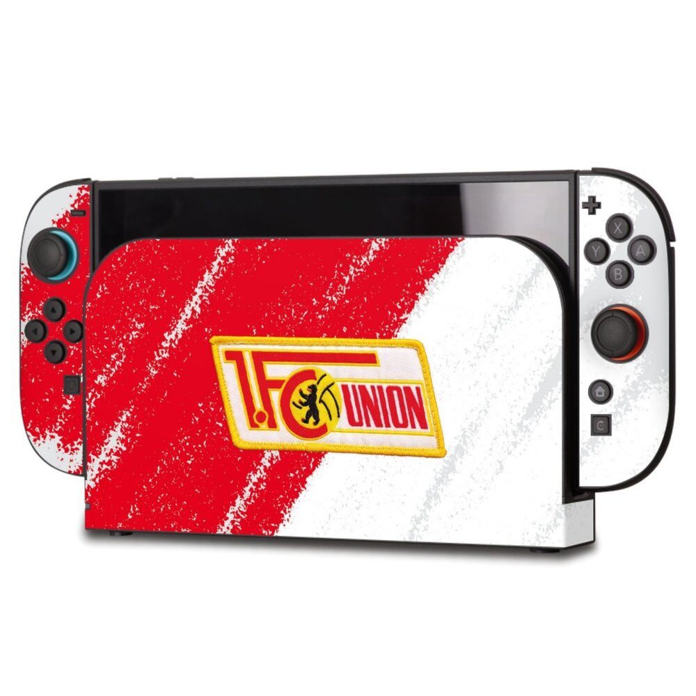 DeinDesign Konsolen-Cover Offizielles Lizenzprodukt 1. FC Union Berlin Logo, Nintendo Switch 2 Skin Aufkleber Sticker Folie