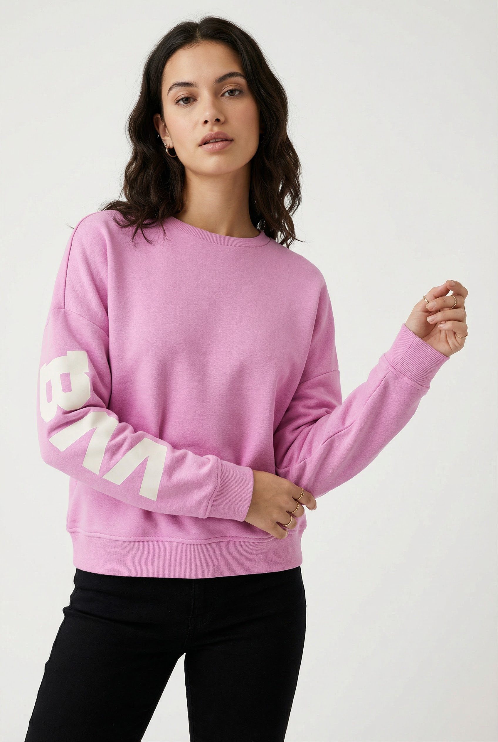 ONLY Sweatshirt ONLSWEAT L/S BACK/SLEEVE PRINT SWT NOOS günstig online kaufen