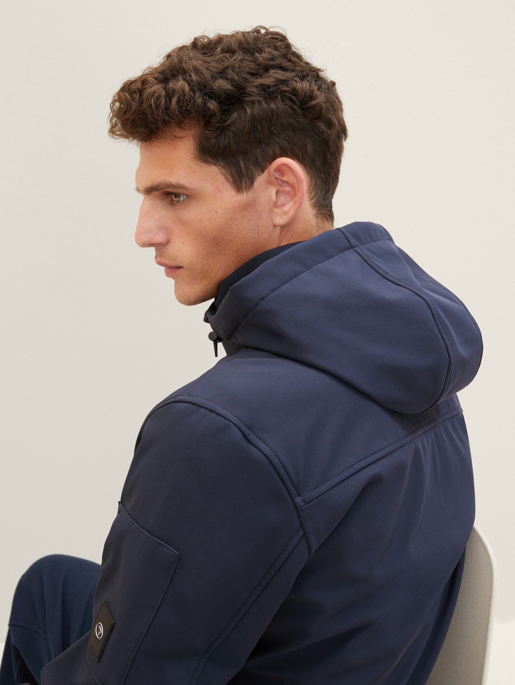 TOM sky captain Softshell blue Steppjacke TAILOR Jacke