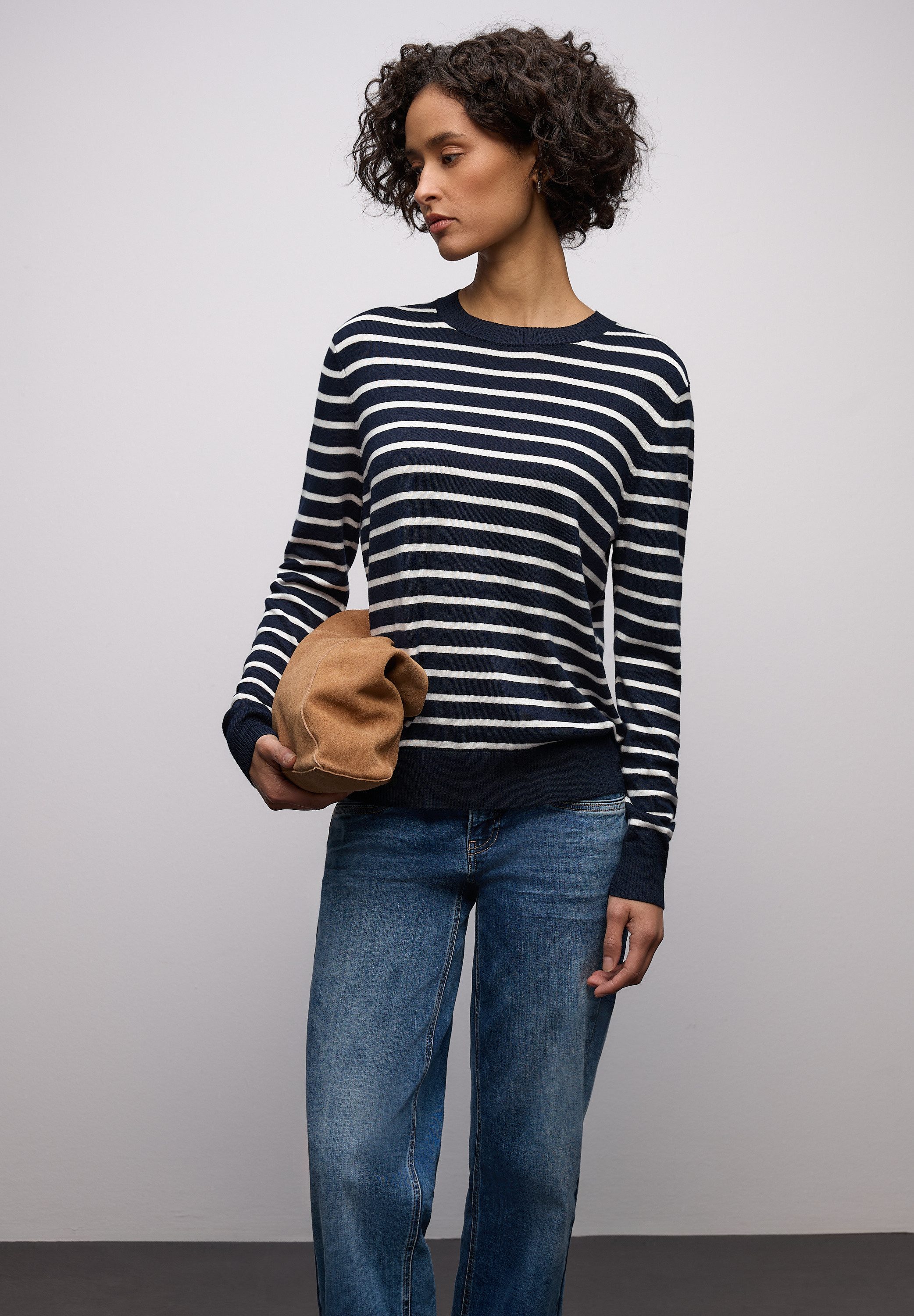 STREET ONE Strickpullover im Streifen-Design