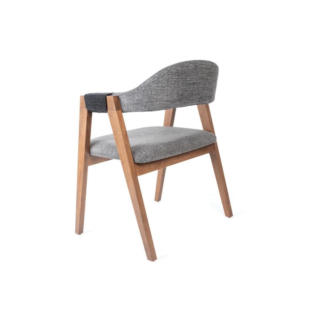 Moderner Sessel Echtes Esszimmer JVmoebel Lounge 1x Sitz Stuhl, Stuhl Holz