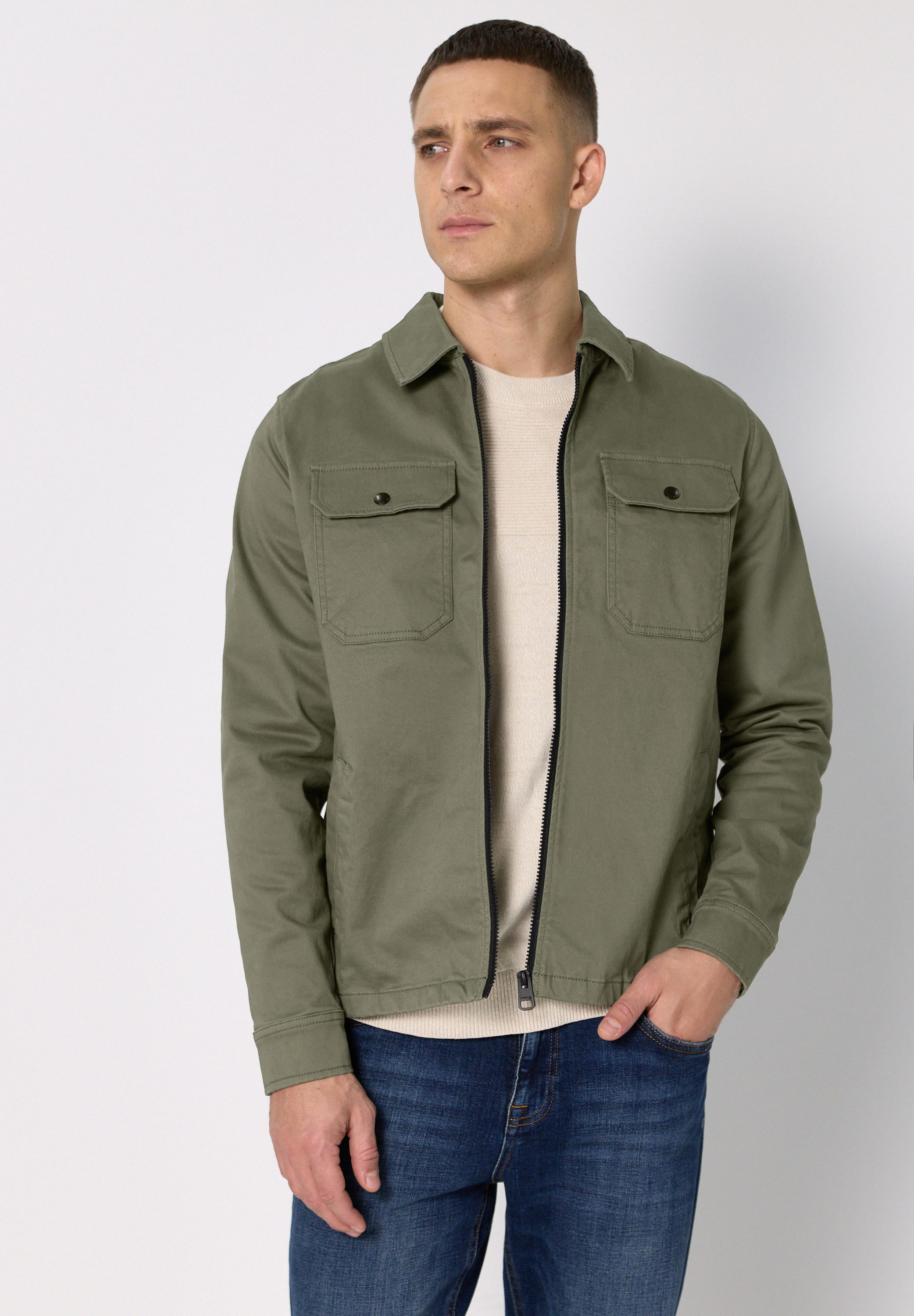 STREET ONE MEN Kurzjacke mit Brusttaschen günstig online kaufen